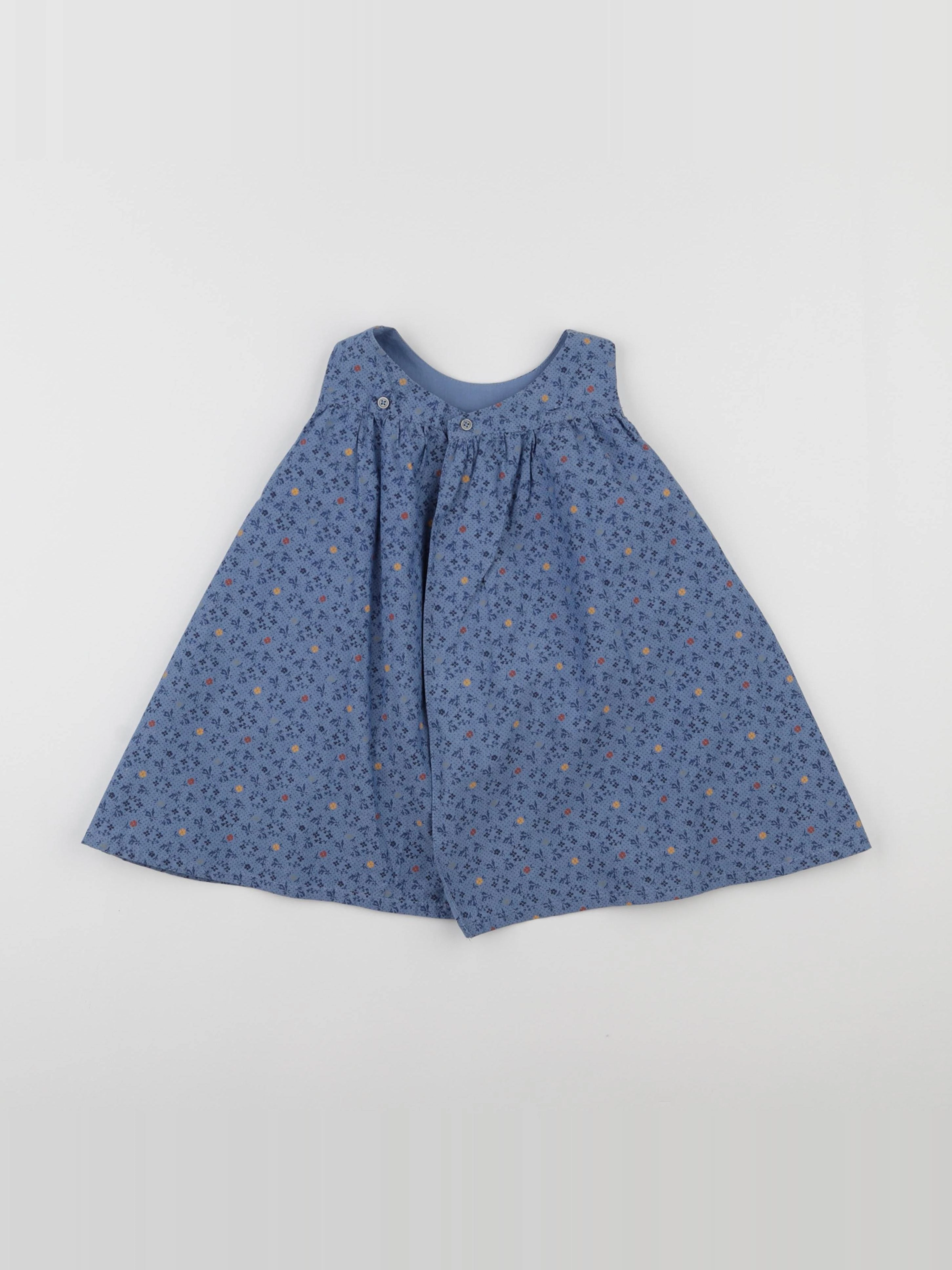 Boutchou - robe bleu - 12 mois