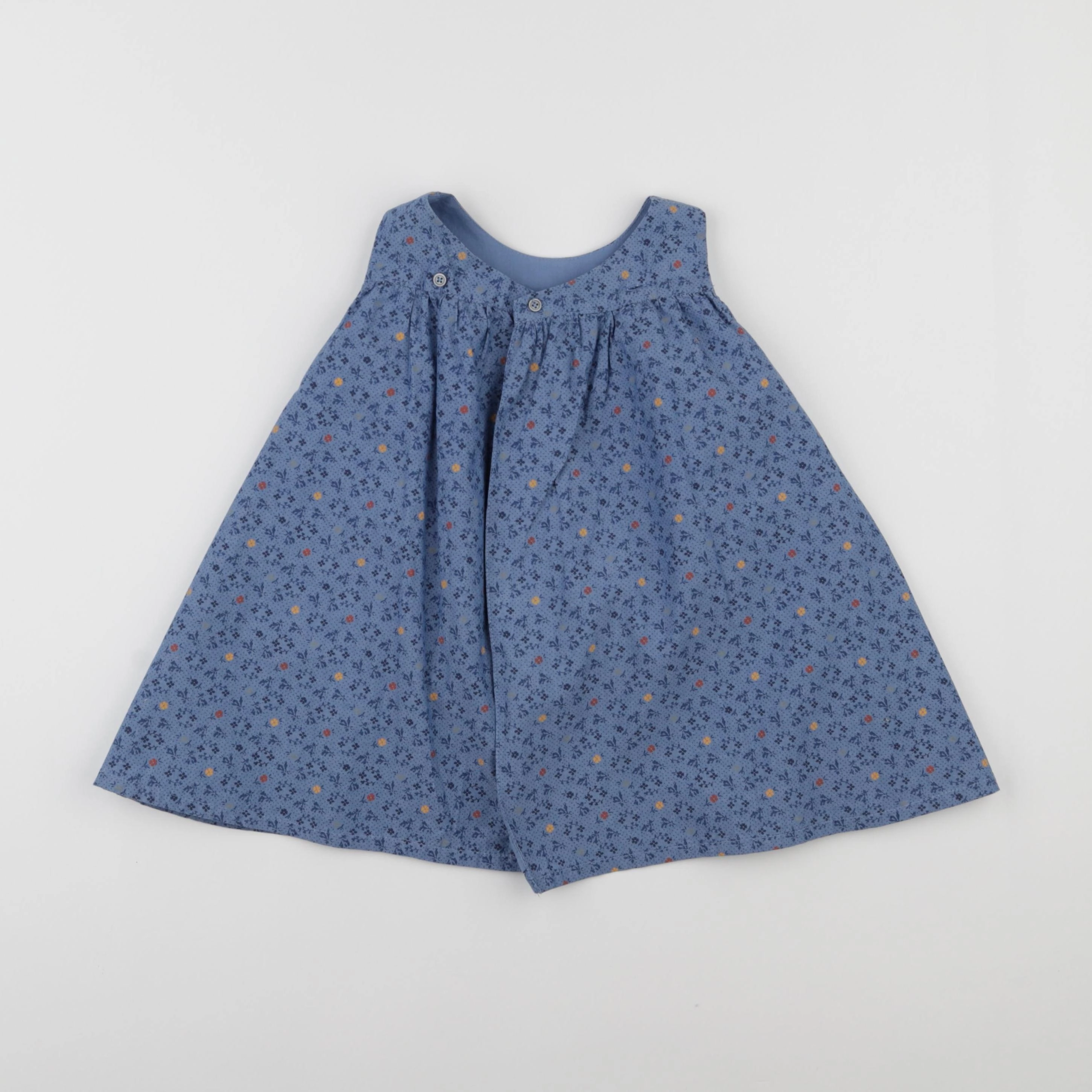Boutchou - robe bleu - 12 mois