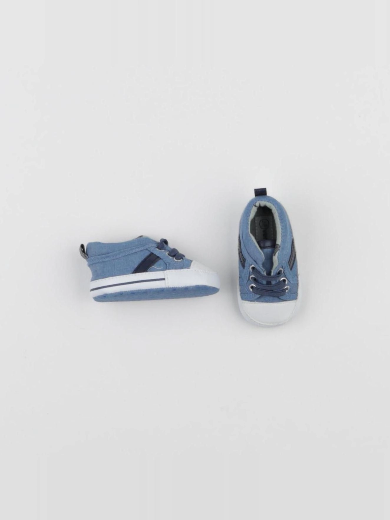 Vertbaudet - chaussons bleu - pointure 17