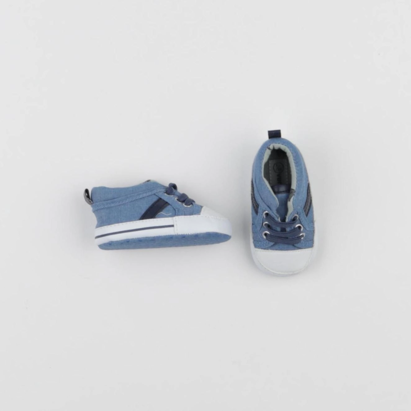 Vertbaudet - chaussons bleu - pointure 17