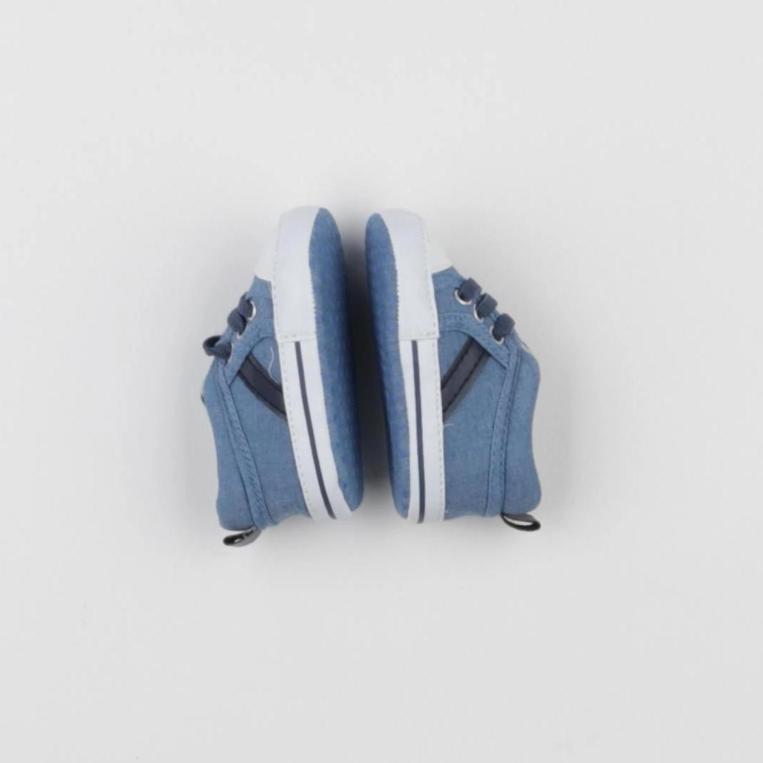 Vertbaudet - chaussons bleu - pointure 17
