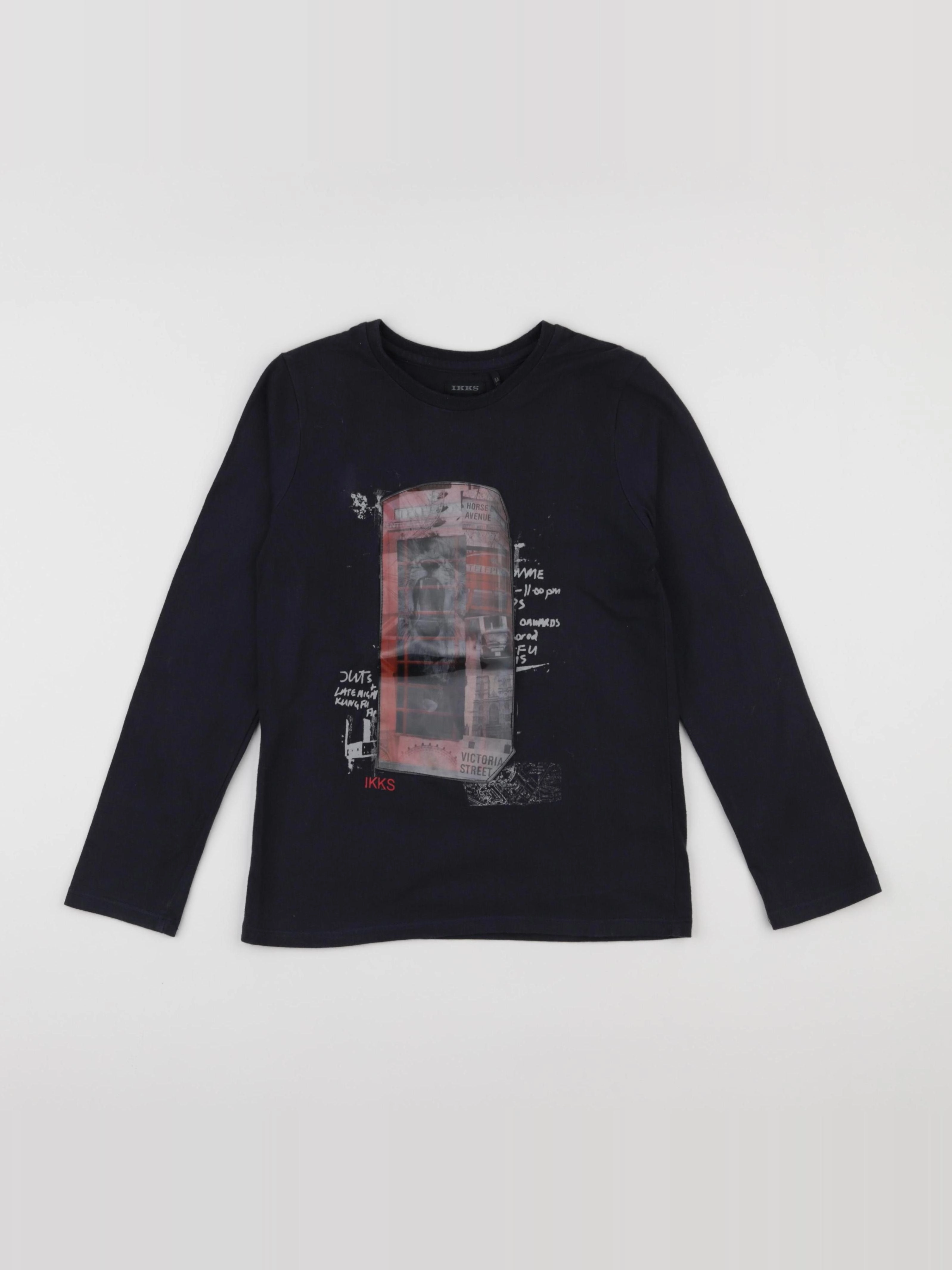 IKKS - tee-shirt bleu - 8 ans