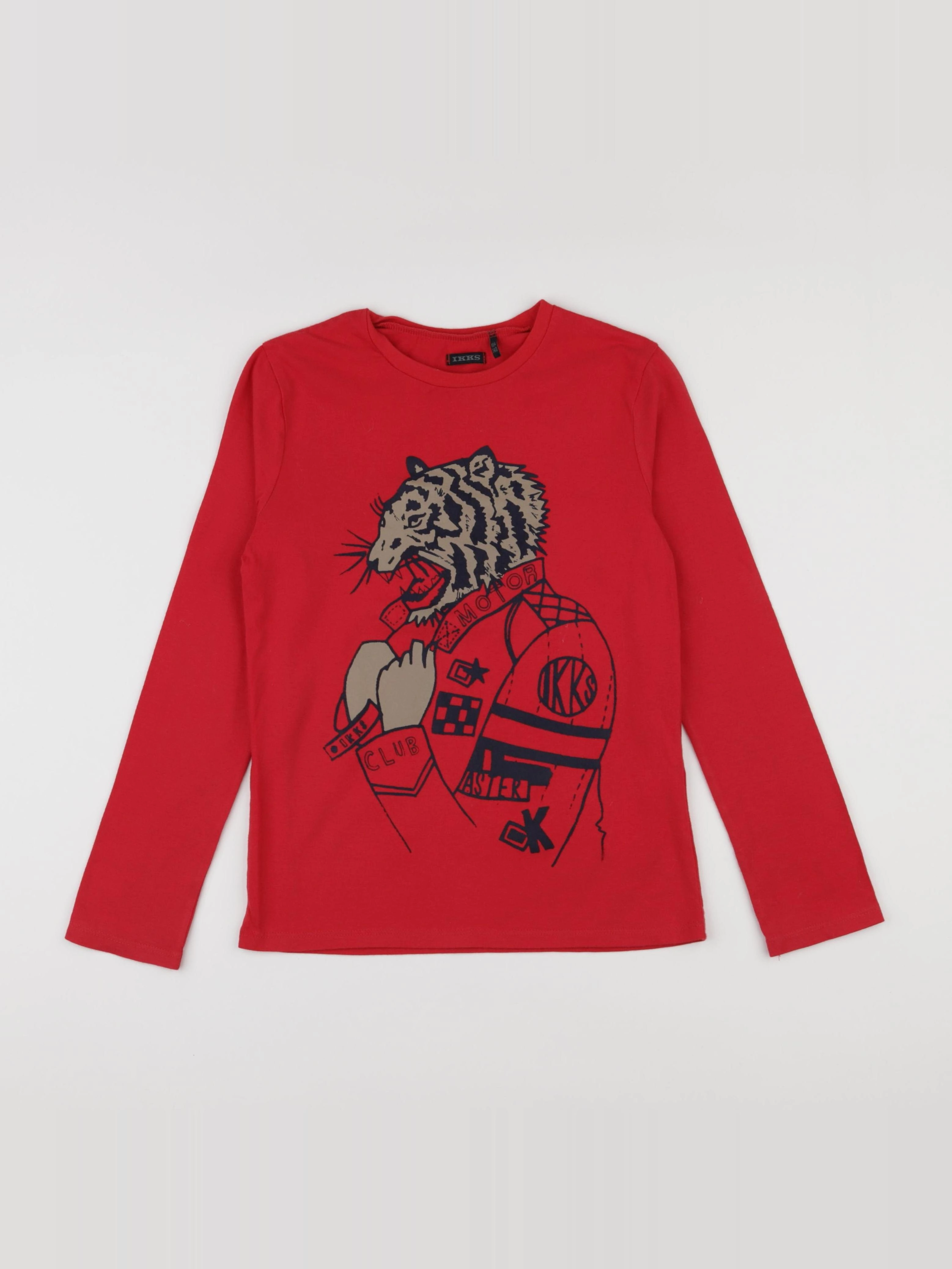 IKKS - tee-shirt rouge - 10 ans