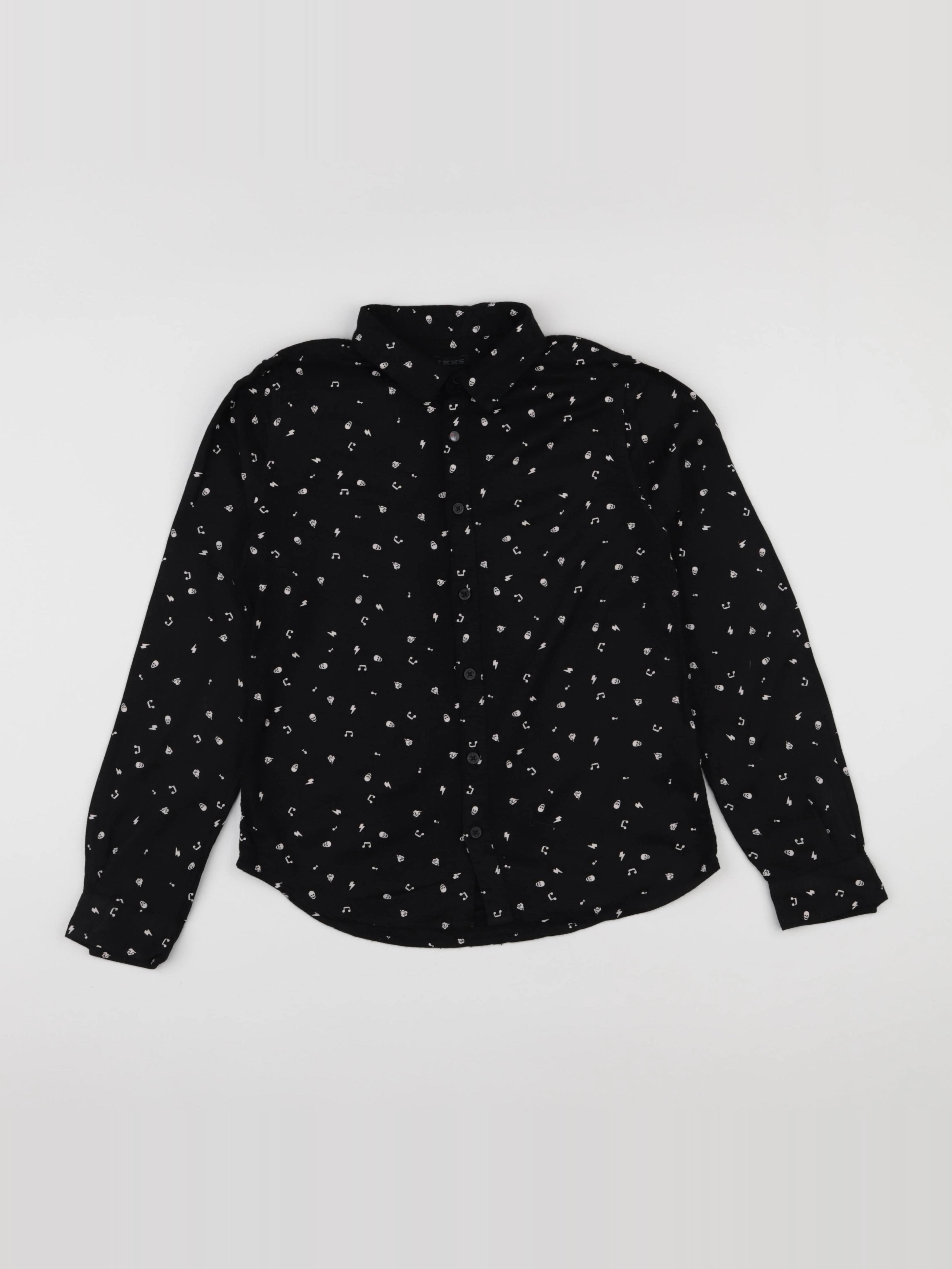IKKS - chemise noir - 10 ans