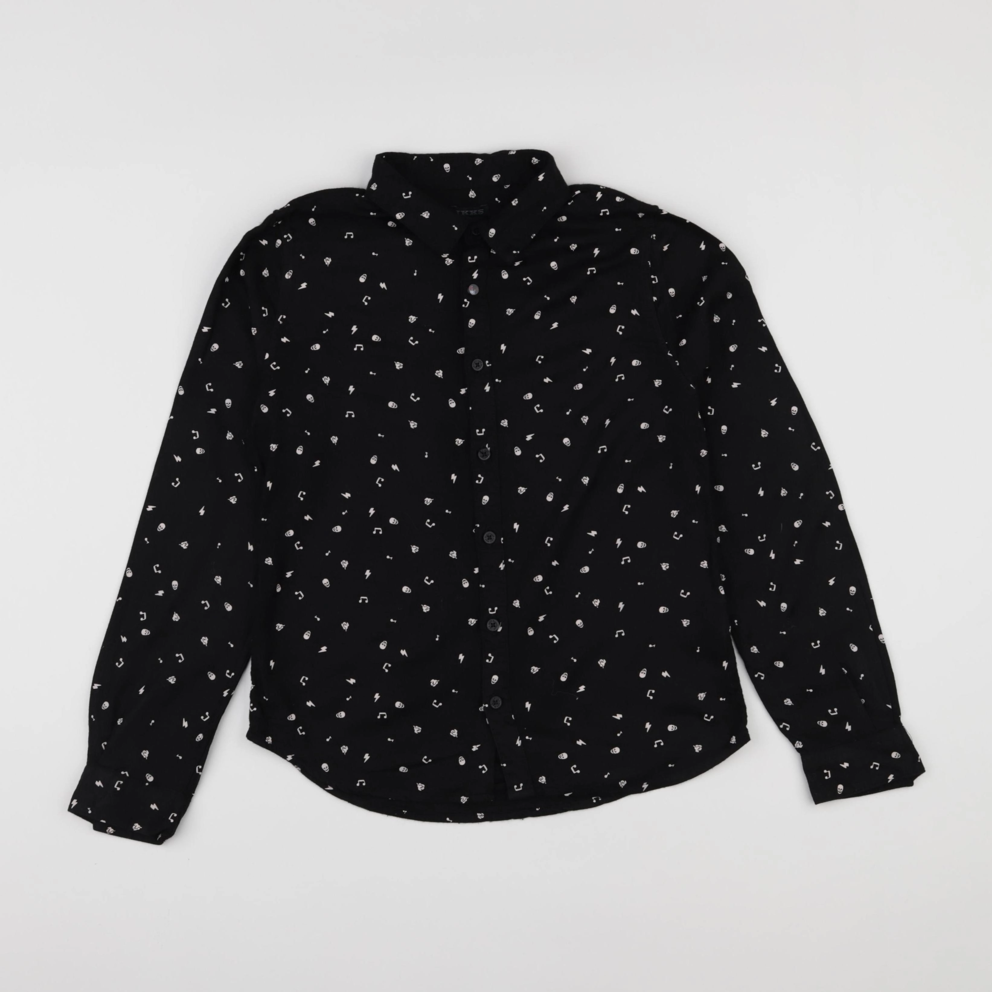 IKKS - chemise noir - 10 ans