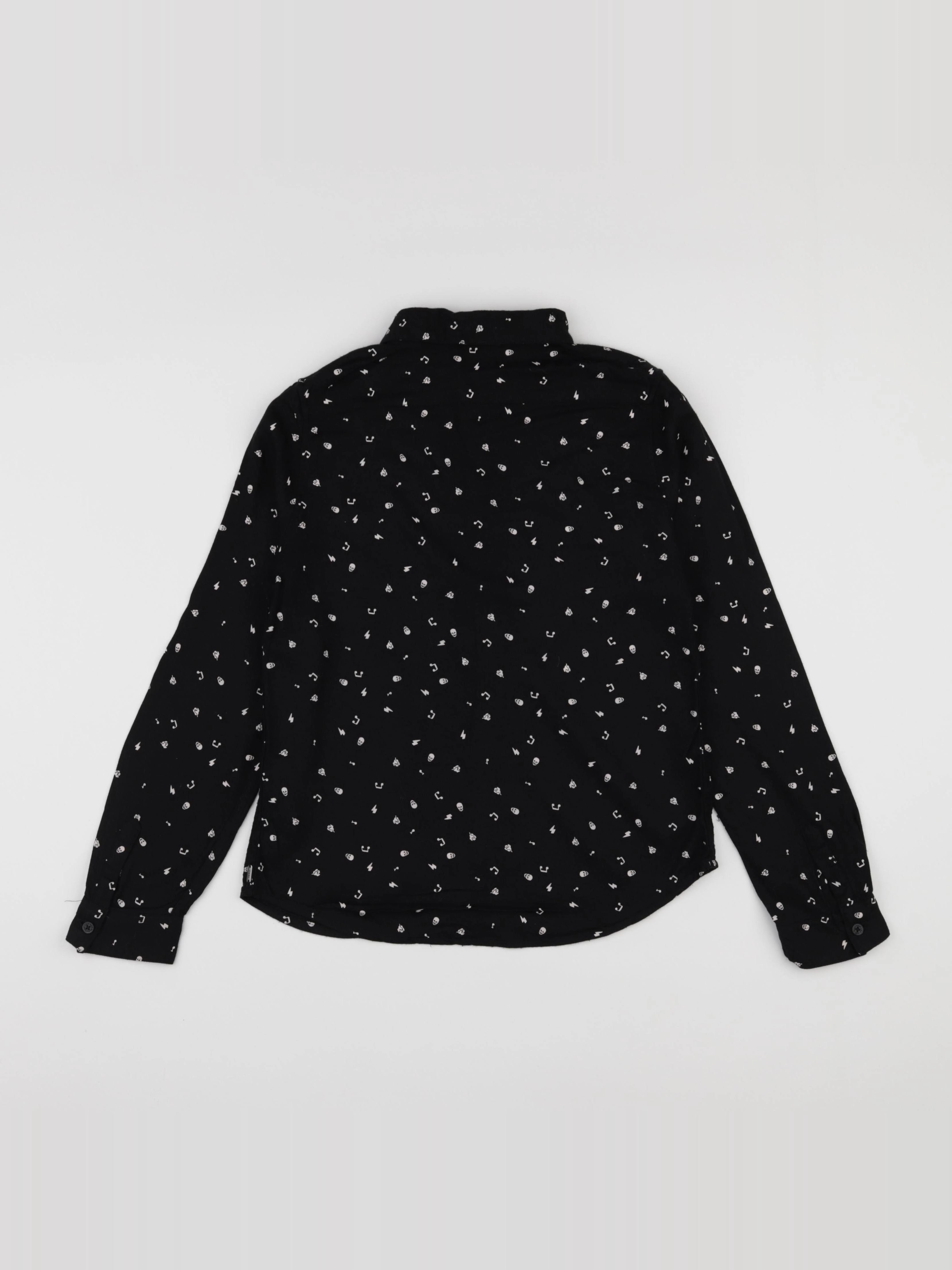 IKKS - chemise noir - 10 ans