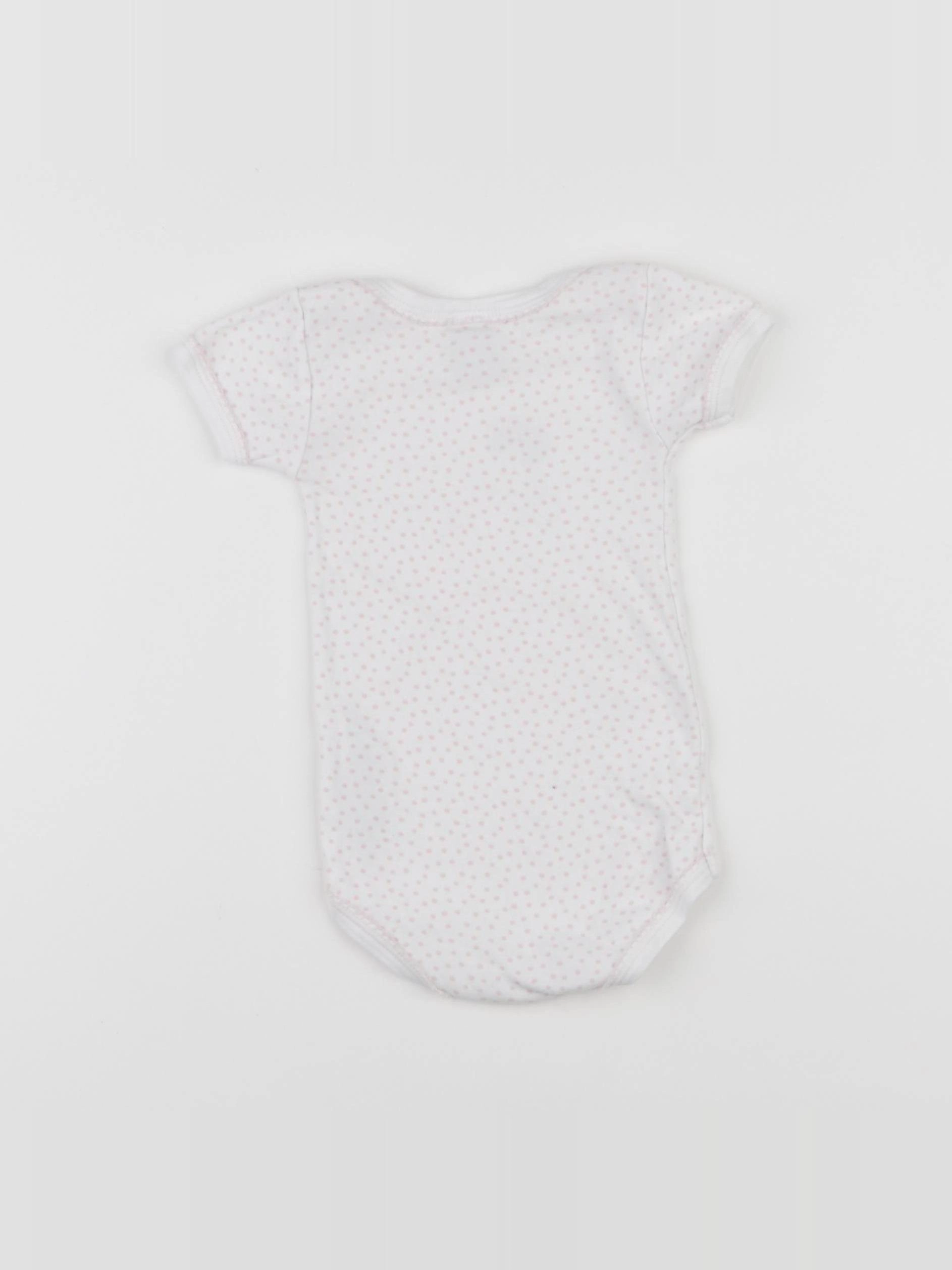 Petit Bateau - body rose - 6 mois