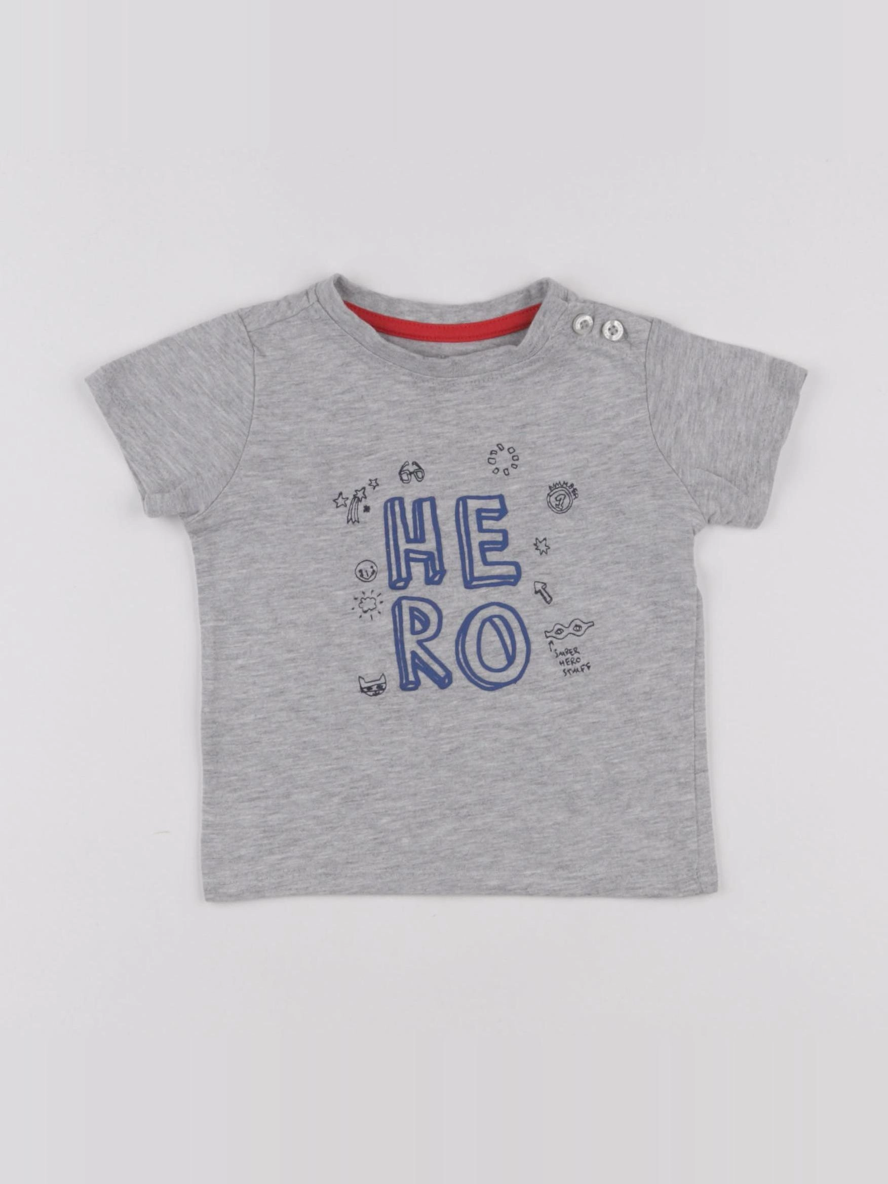 Vertbaudet - tee-shirt gris - 9 mois