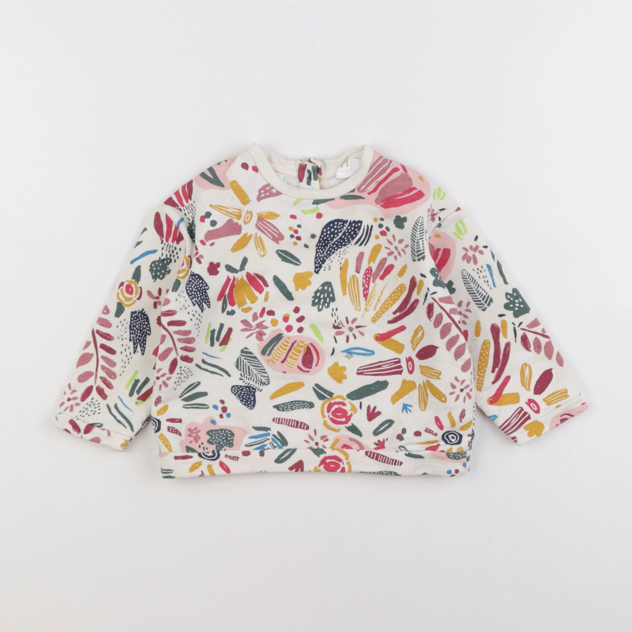 Zara - sweat multicolore - 3/6 mois