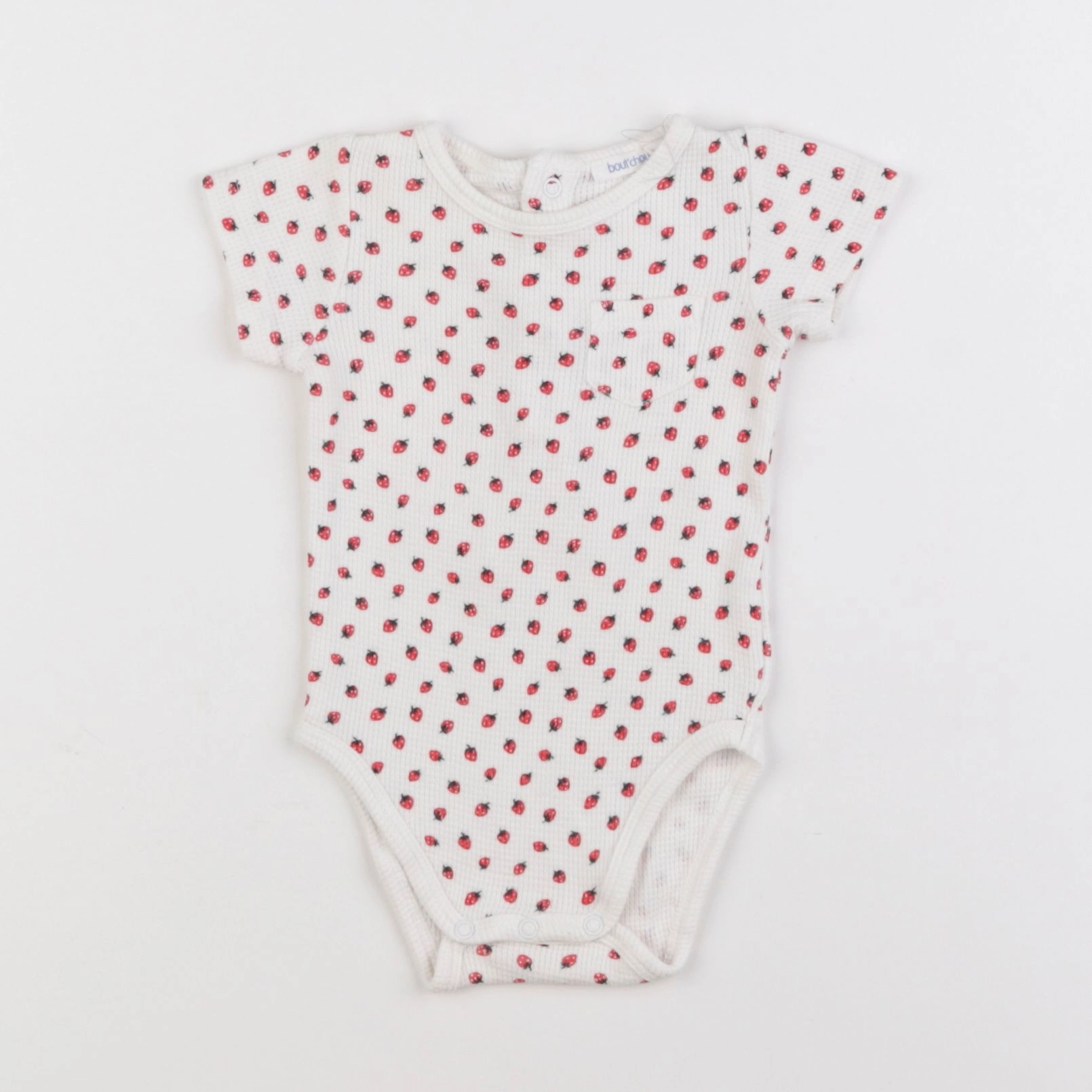 Boutchou - body rouge - 3 mois