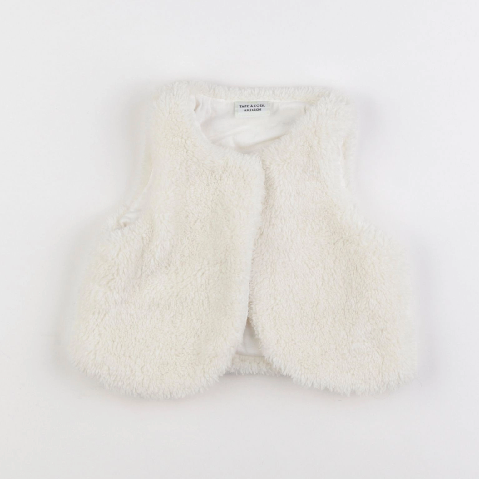Tape à l'oeil - gilet beige - 6 mois