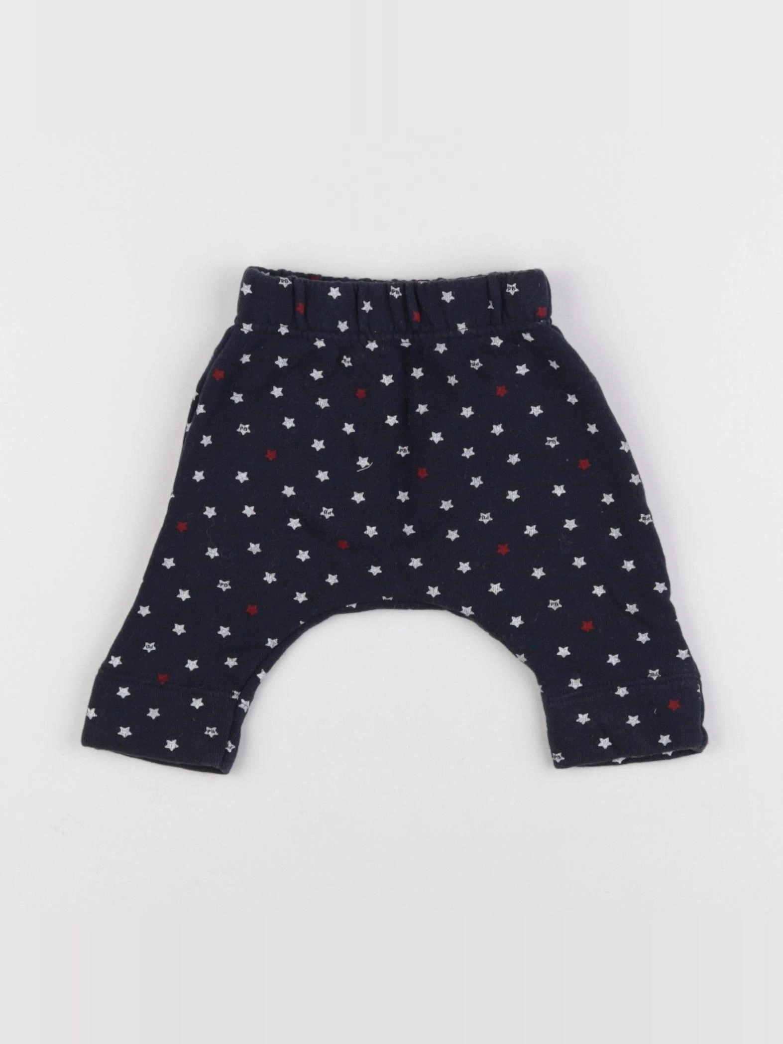 Petit Bateau - sarouel bleu - 3 mois