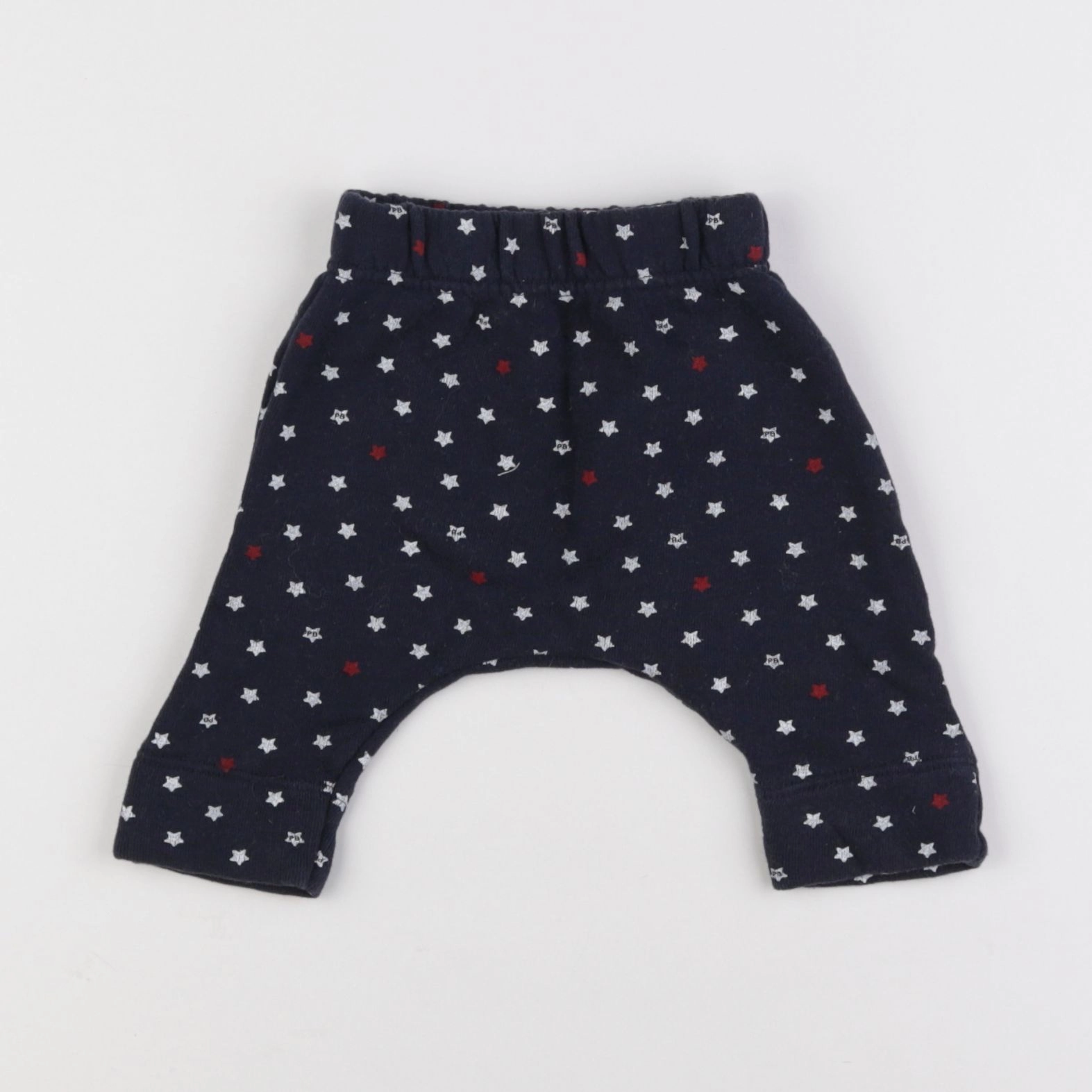 Petit Bateau - sarouel bleu - 3 mois