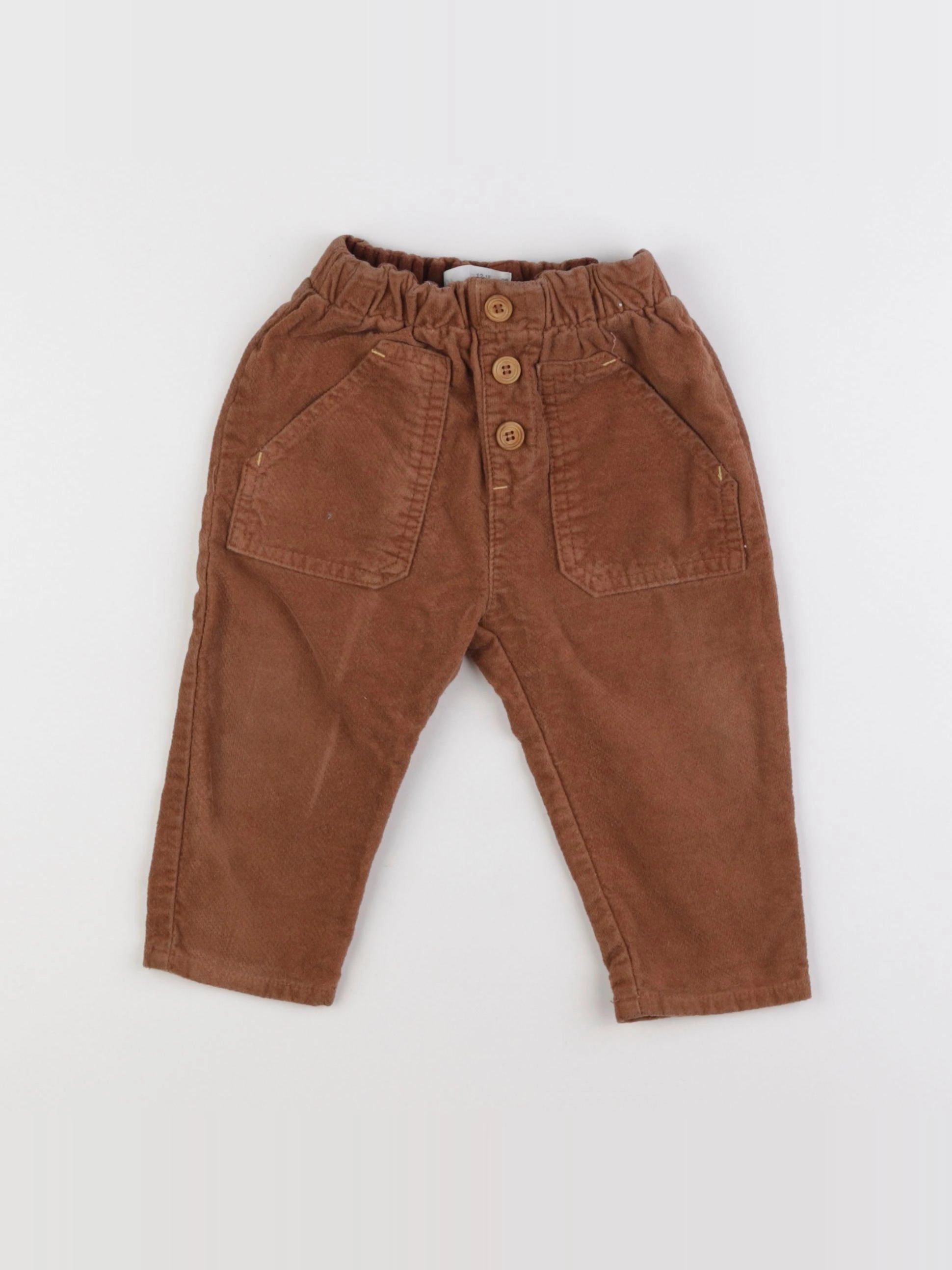 Zara - pantalon marron - 12/18 mois