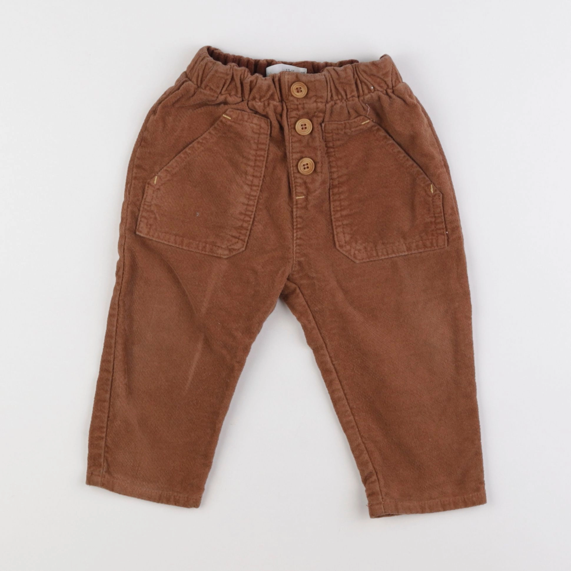 Zara - pantalon marron - 12/18 mois