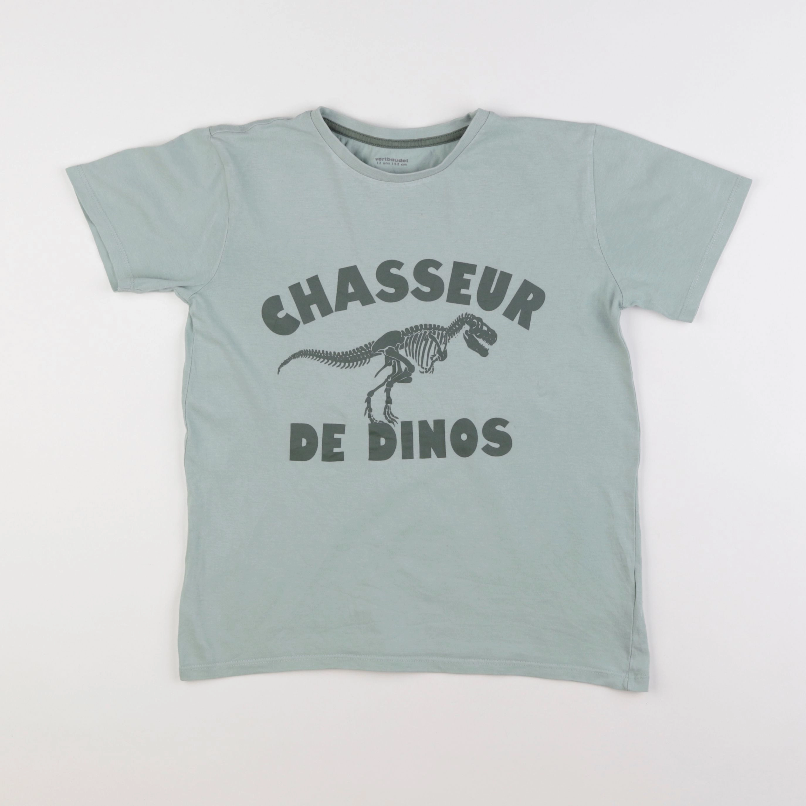 Vertbaudet - tee-shirt bleu - 12 ans