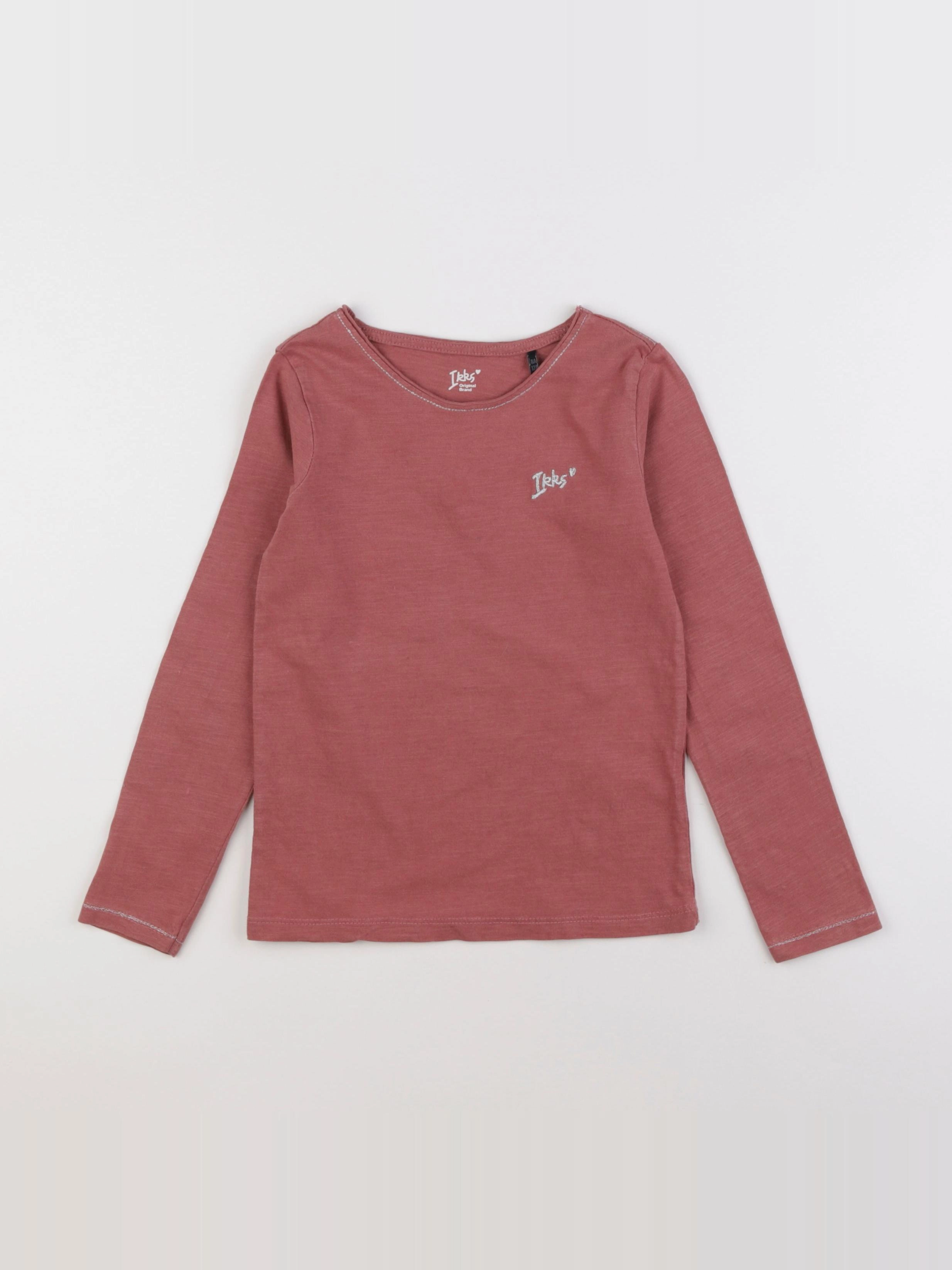 IKKS - tee-shirt rose - 8 ans