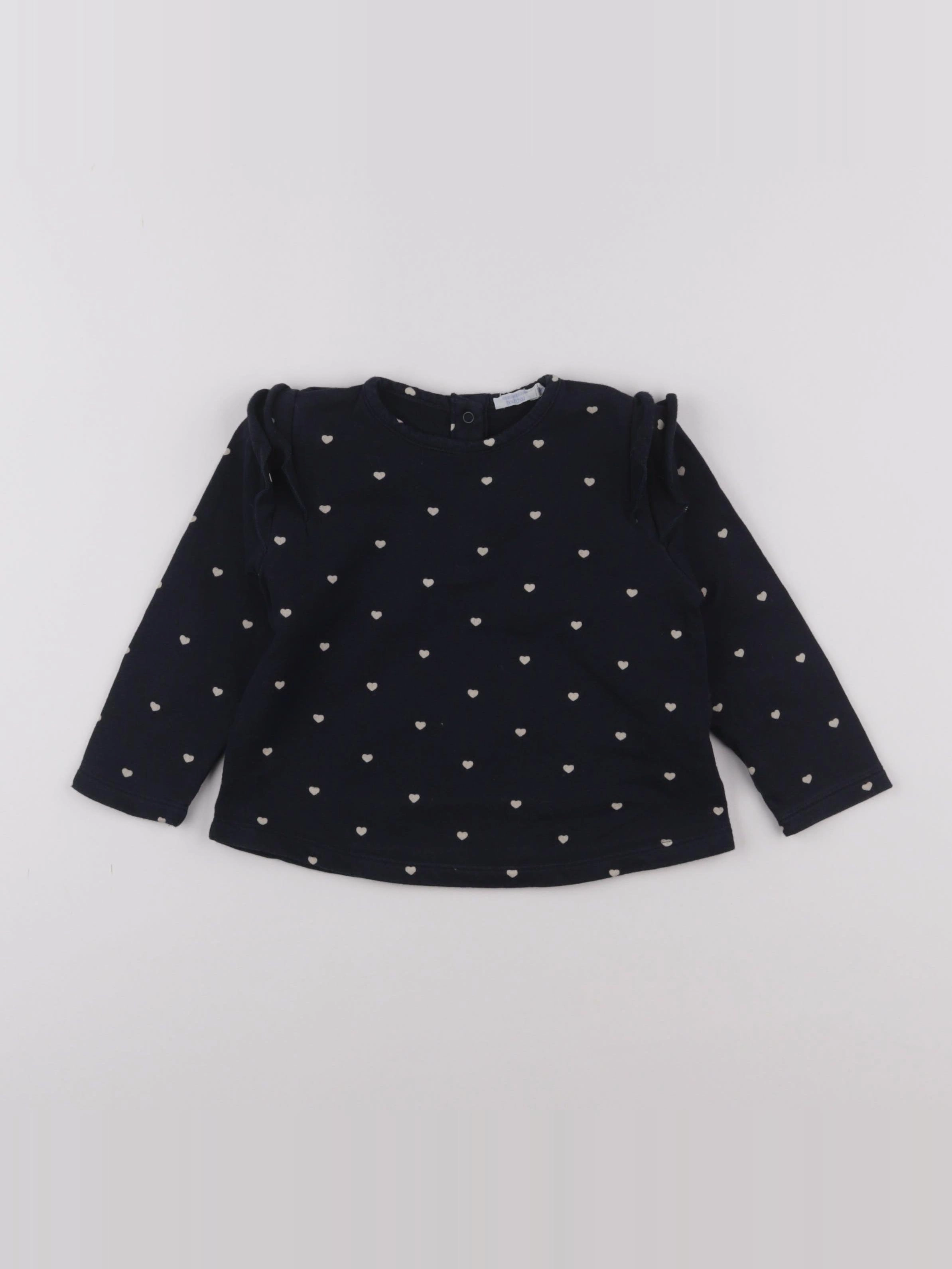 Boutchou - sweat bleu - 2 ans
