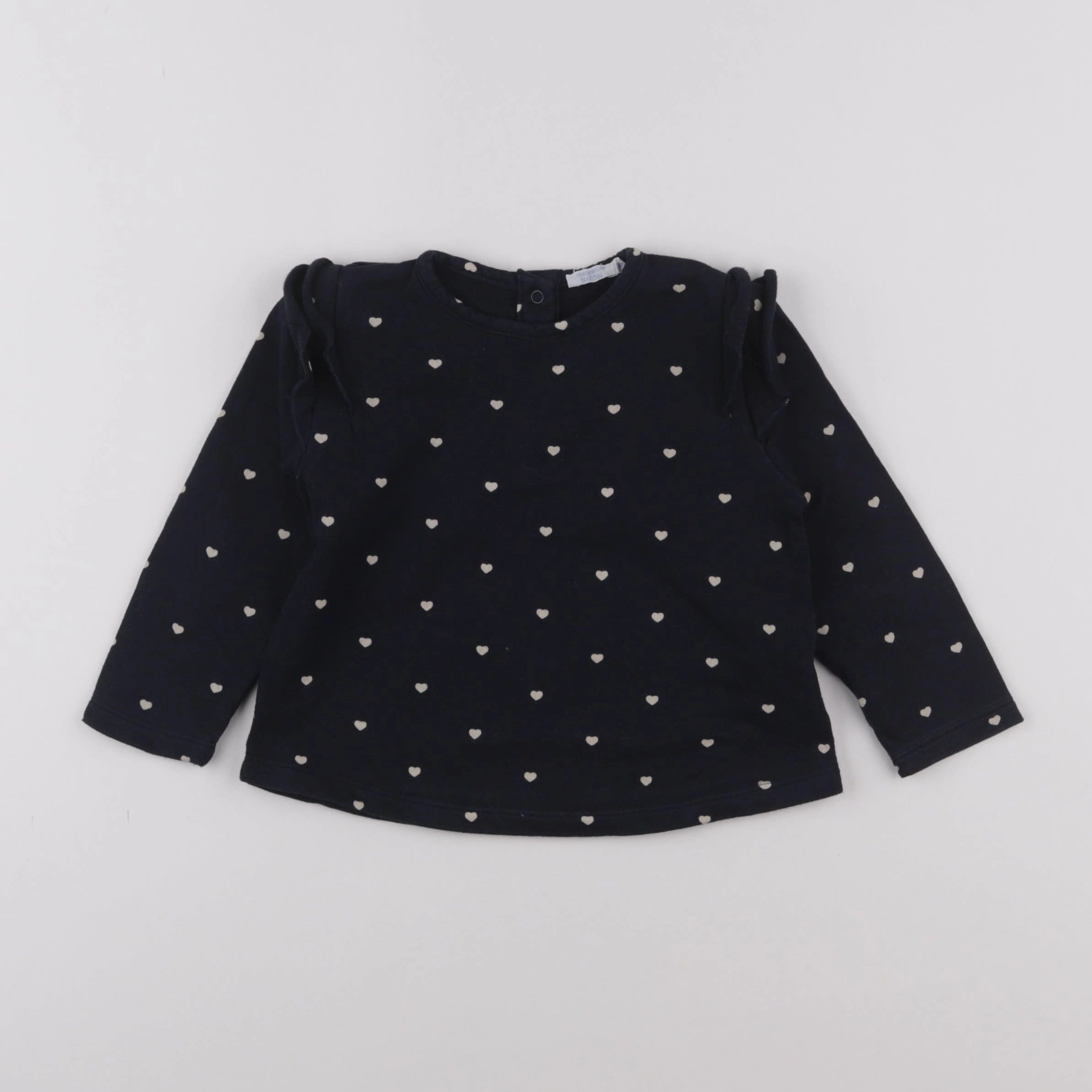 Boutchou - sweat bleu - 2 ans