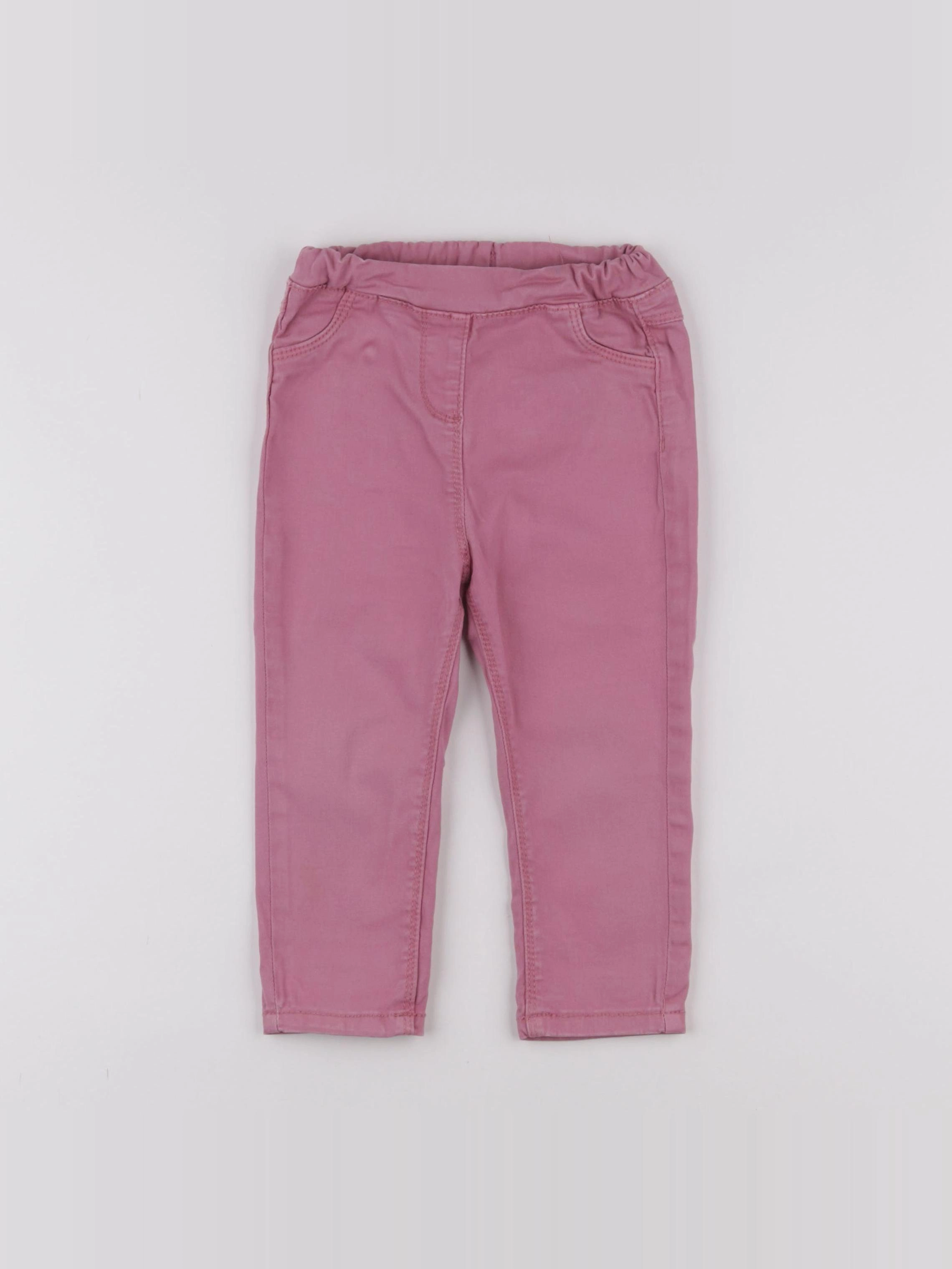 Tape à l'oeil - pantalon rose - 2 ans
