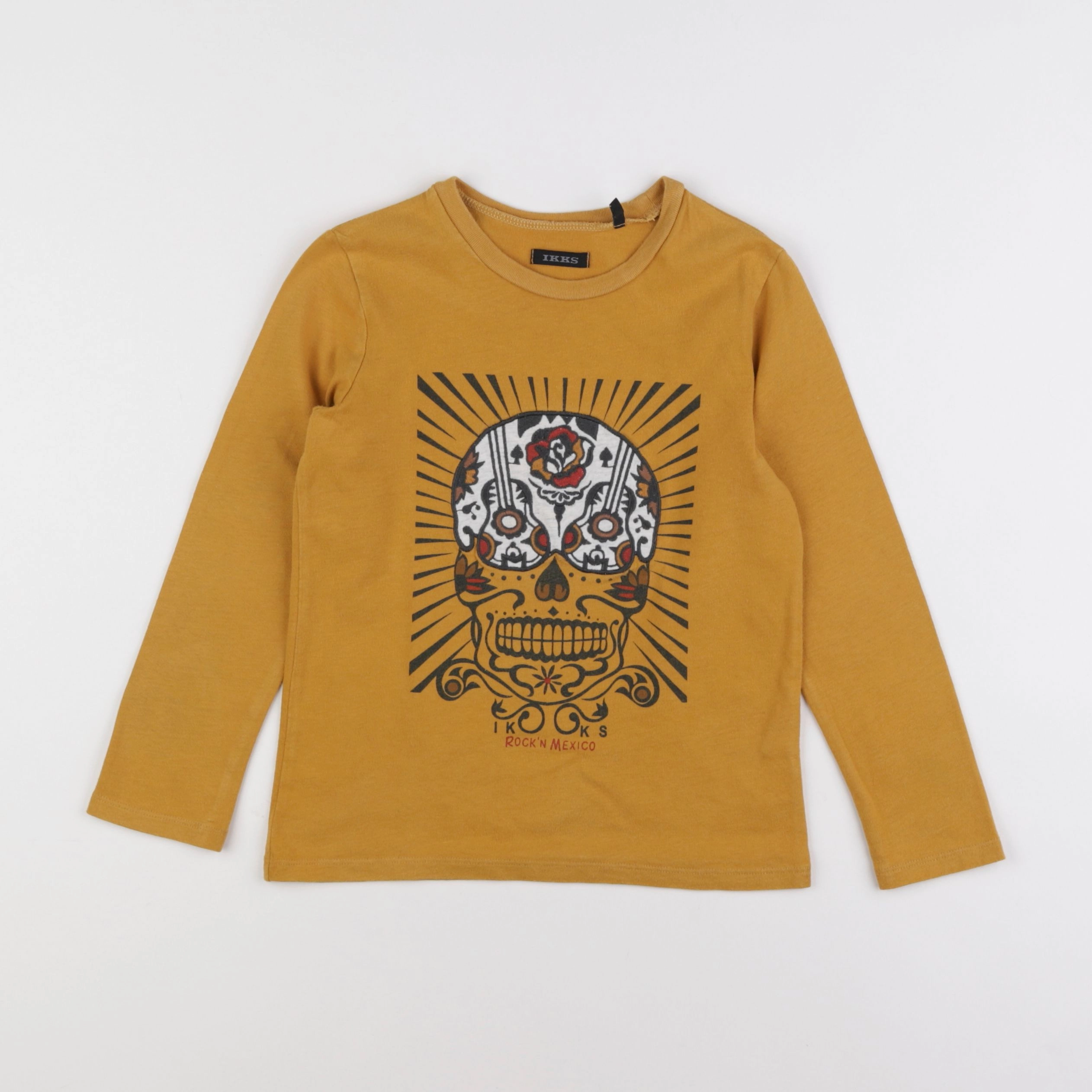IKKS - tee-shirt jaune - 6 ans
