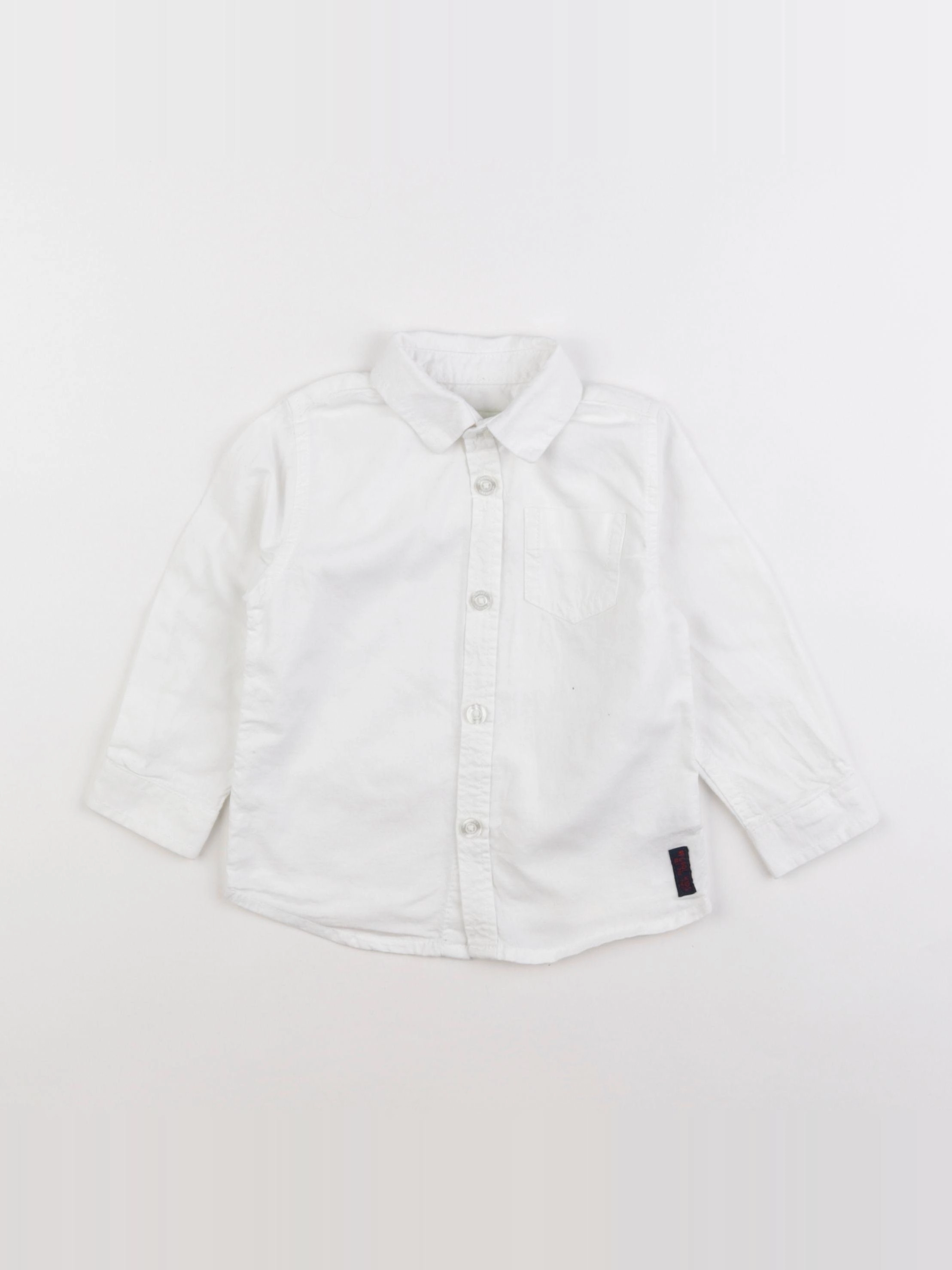 Vertbaudet - chemise blanc - 2 ans