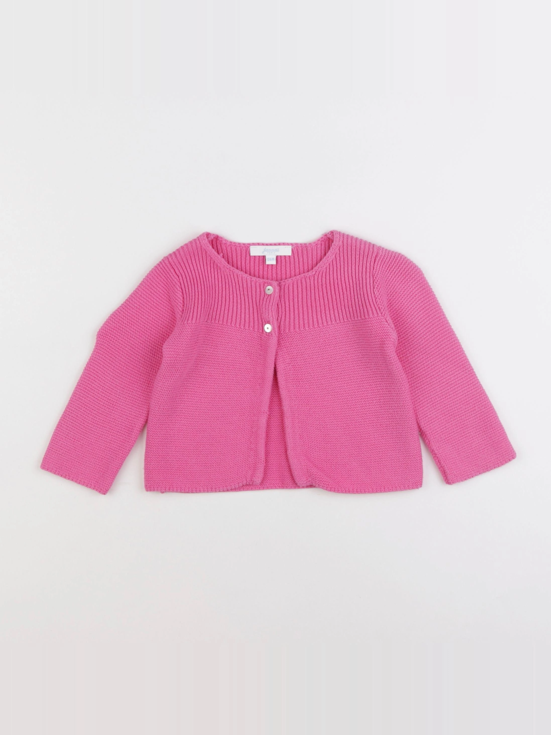 Jacadi - gilet rose - 6 mois