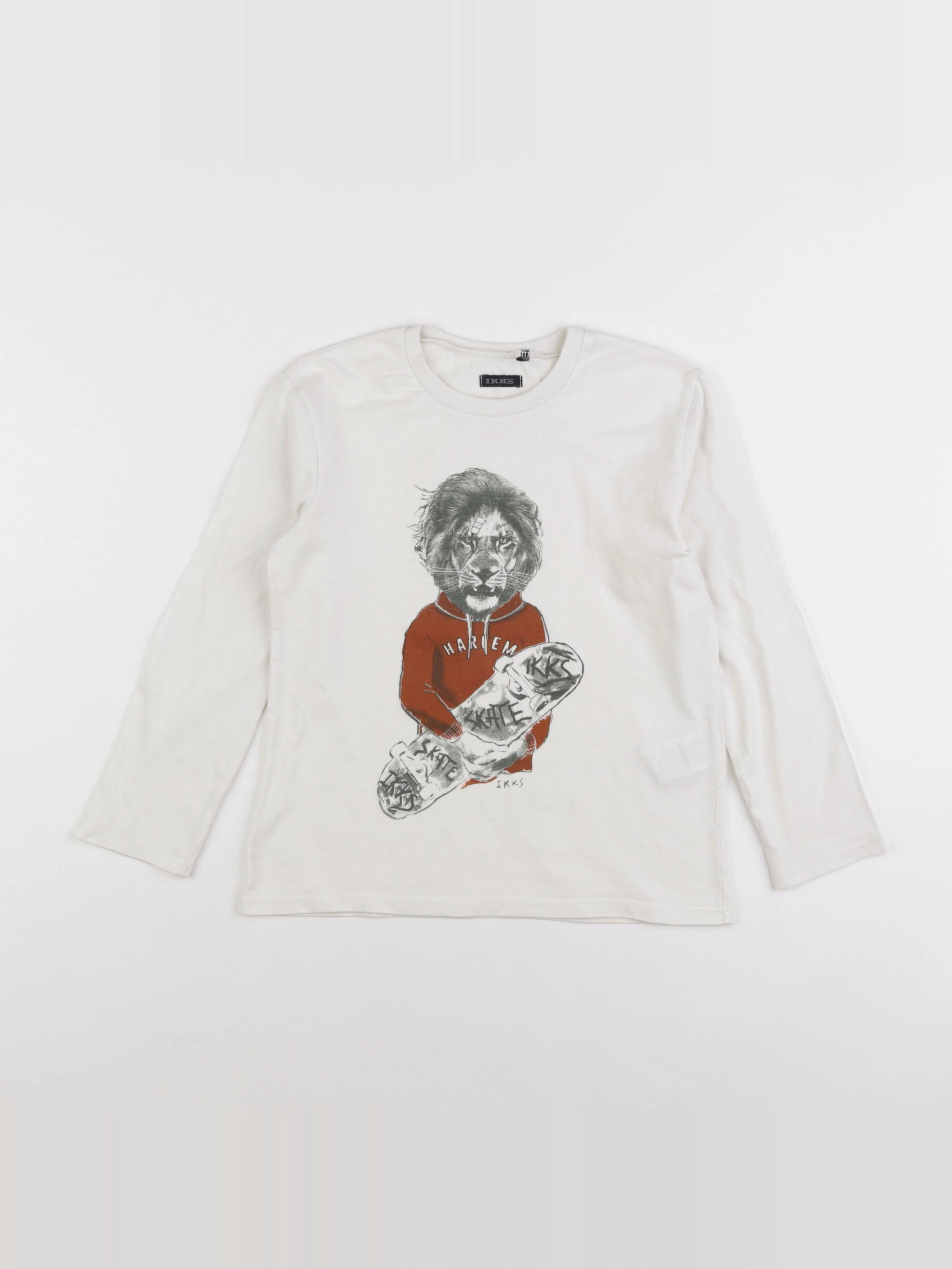 IKKS - tee-shirt beige - 6 ans