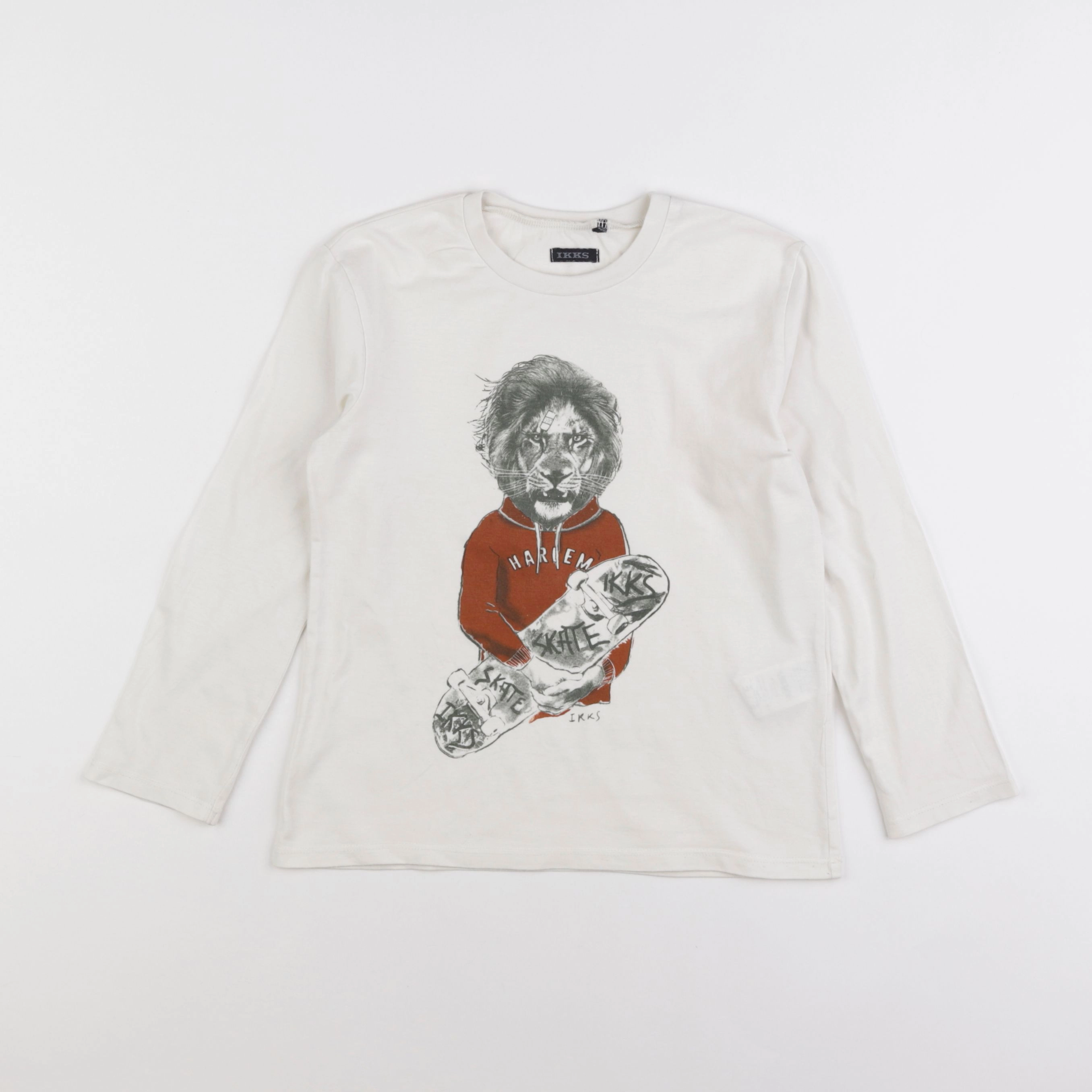 IKKS - tee-shirt beige - 6 ans