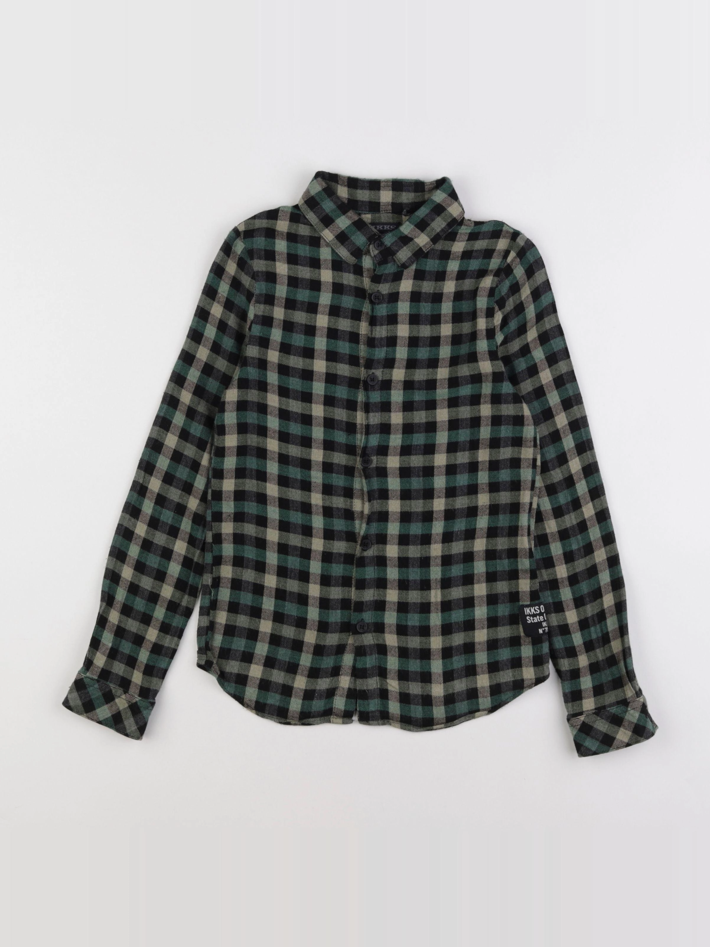 IKKS - chemise vert - 8 ans