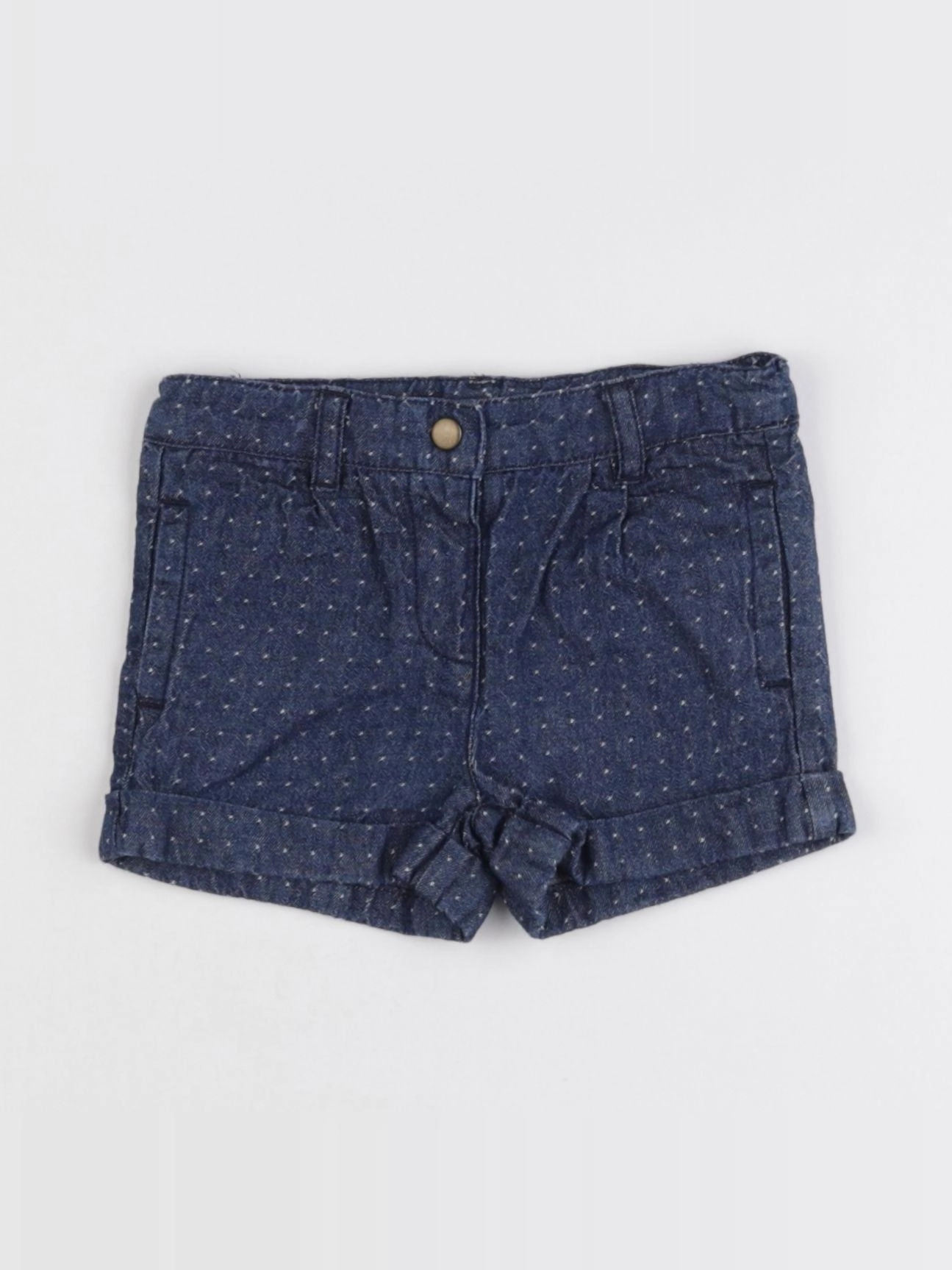 Boutchou - short bleu - 9 mois