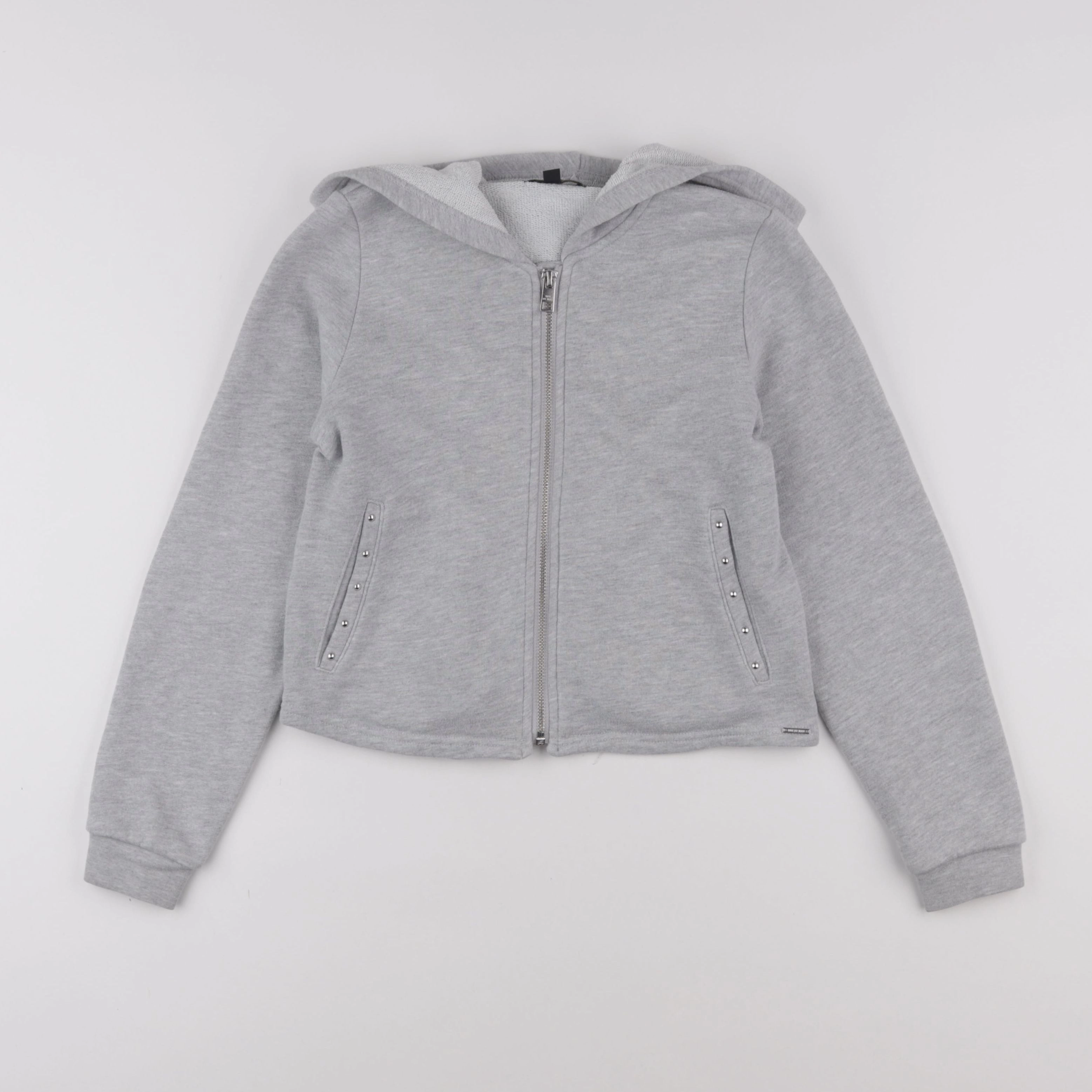 IKKS - sweat imprimé au dos gris - 10 ans