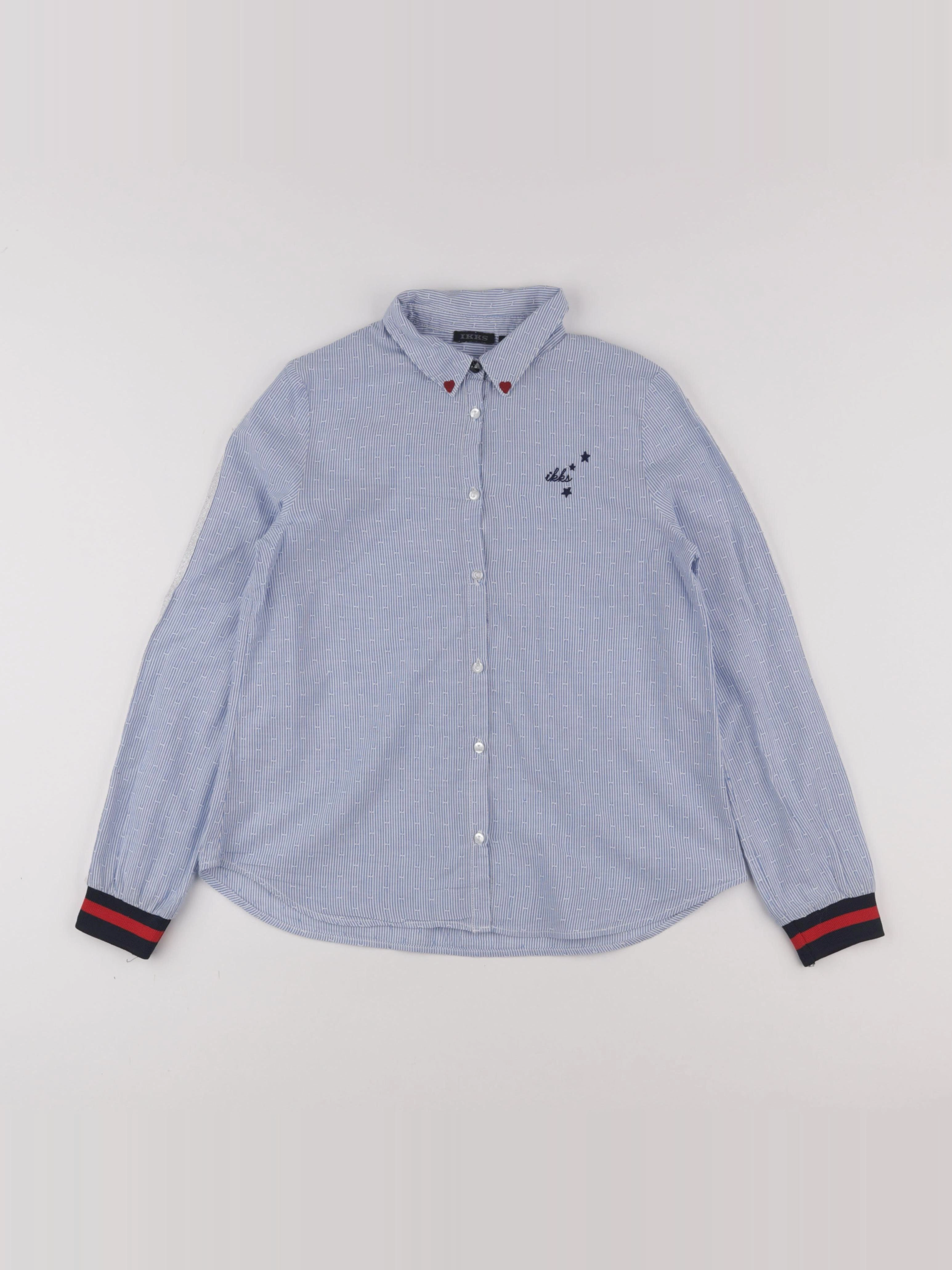 IKKS - chemise bleu - 10 ans