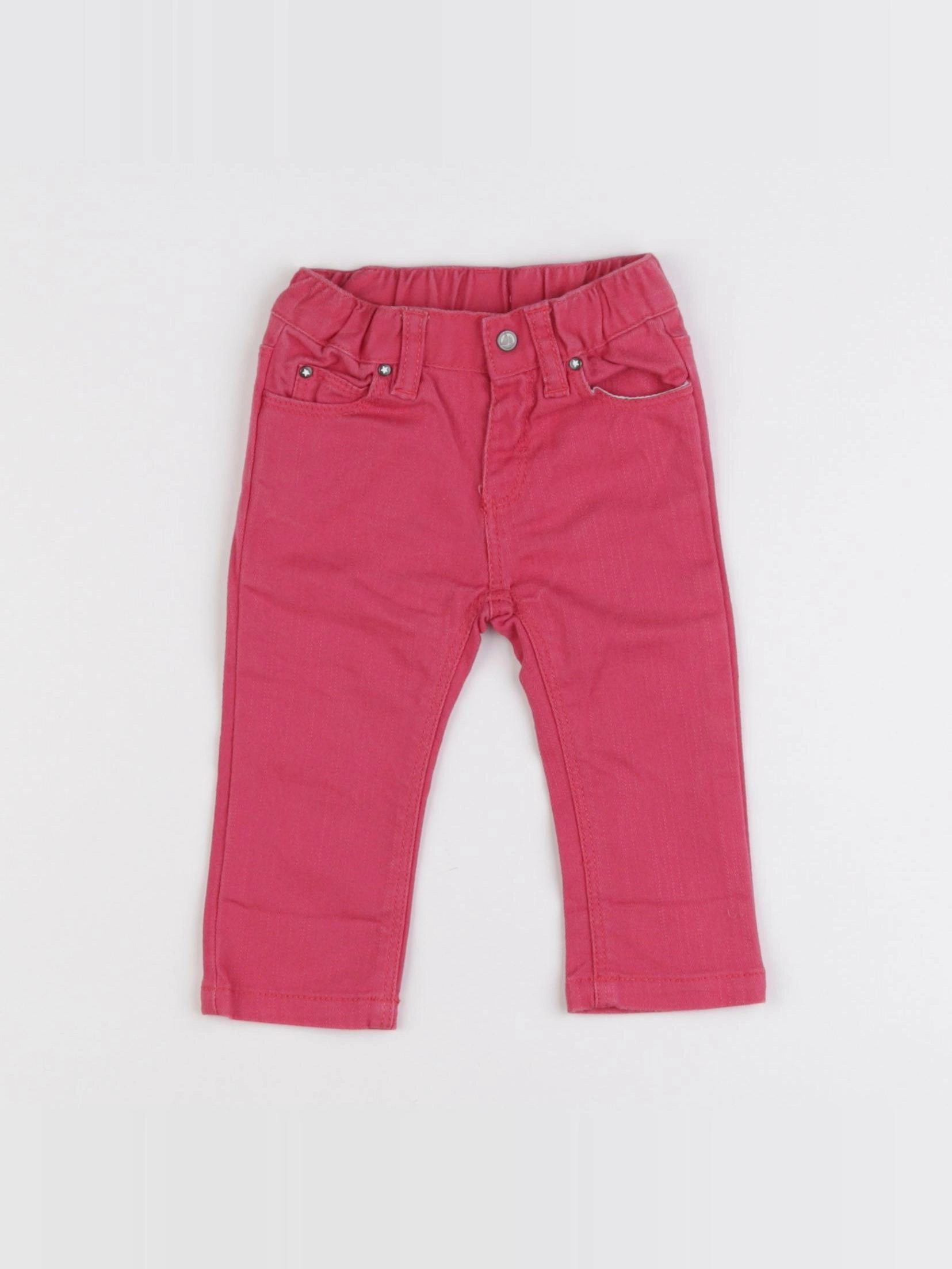 Petit Bateau - jean rose - 6 mois