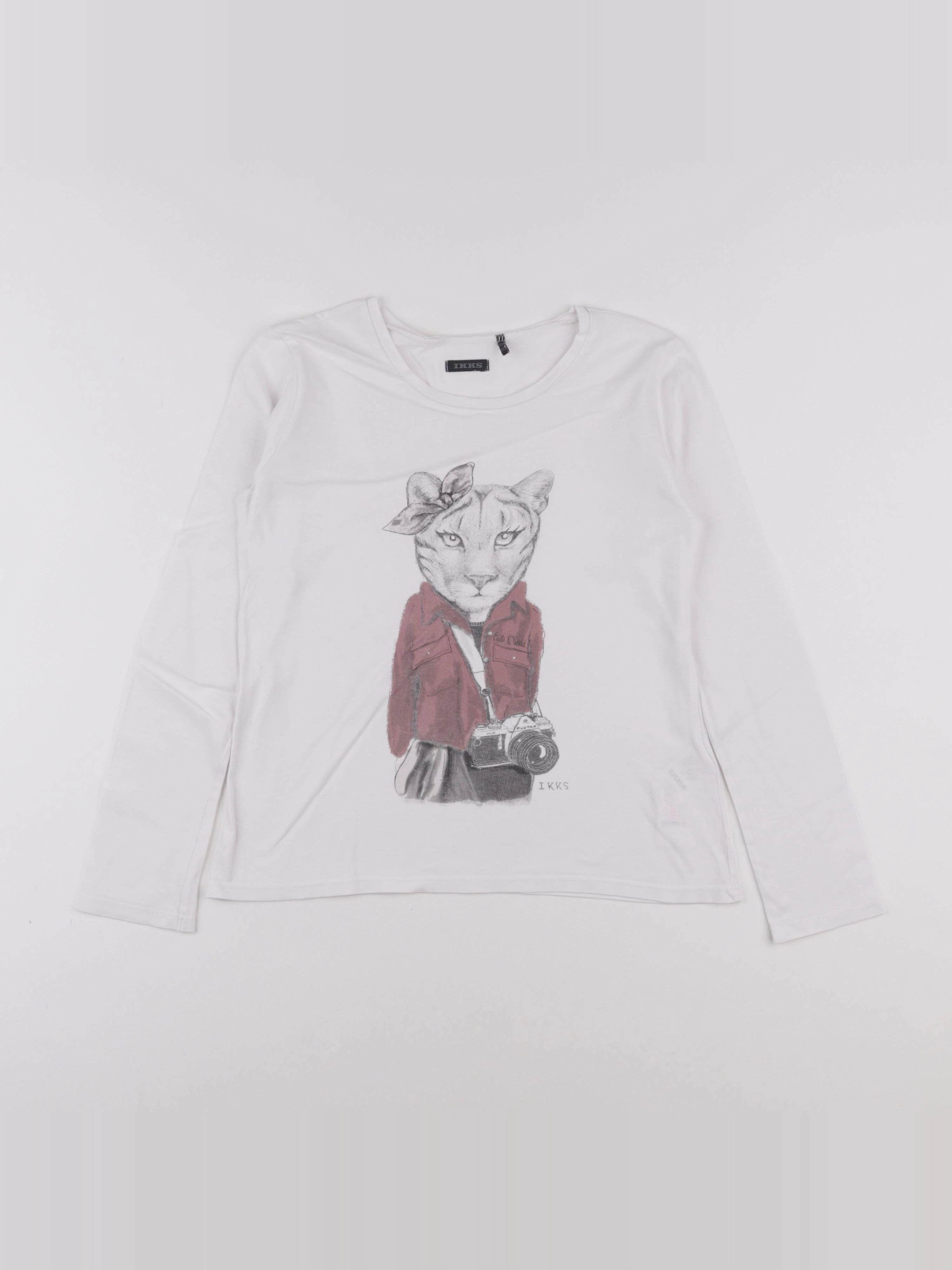 IKKS - tee-shirt multicolore - 10 ans