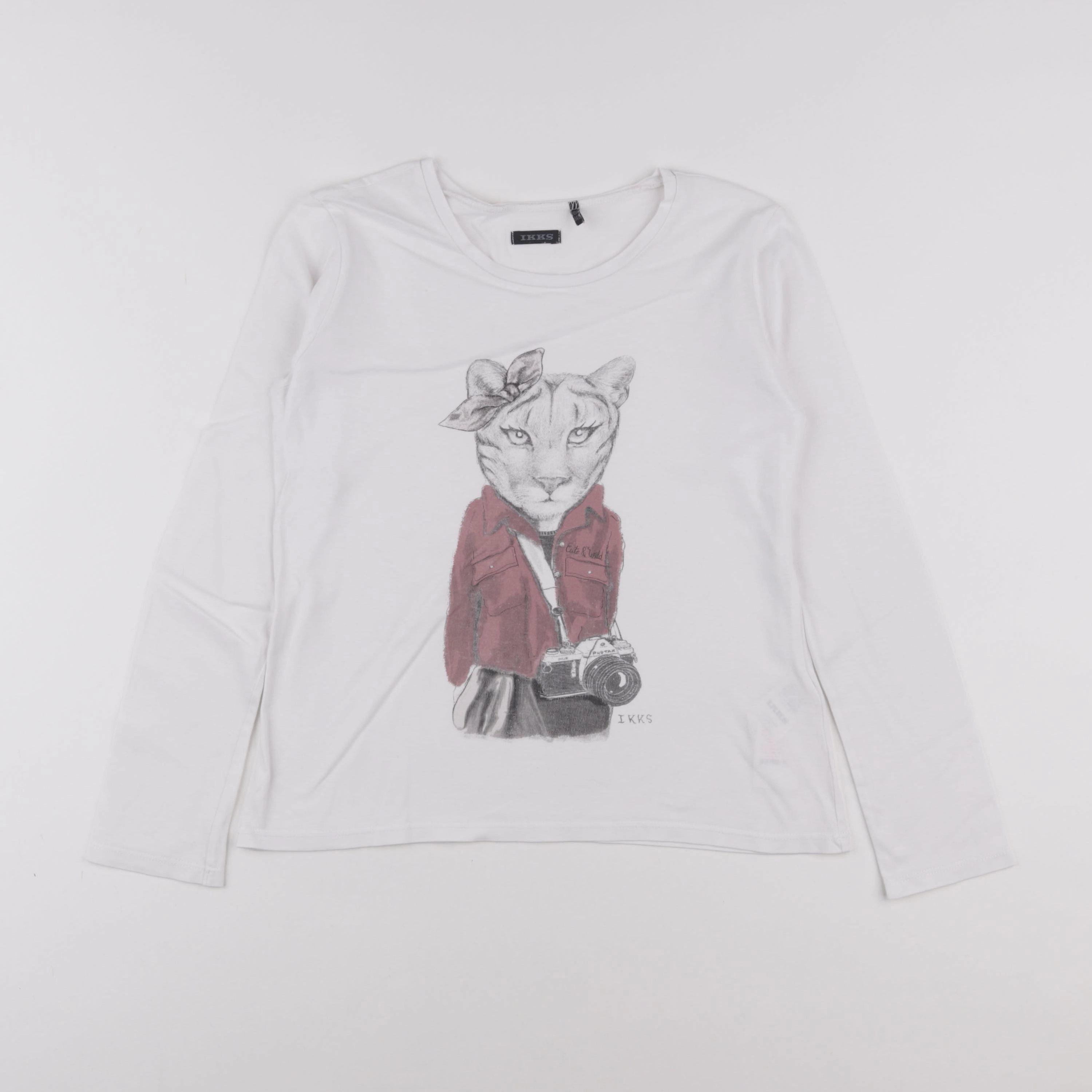 IKKS - tee-shirt multicolore - 10 ans