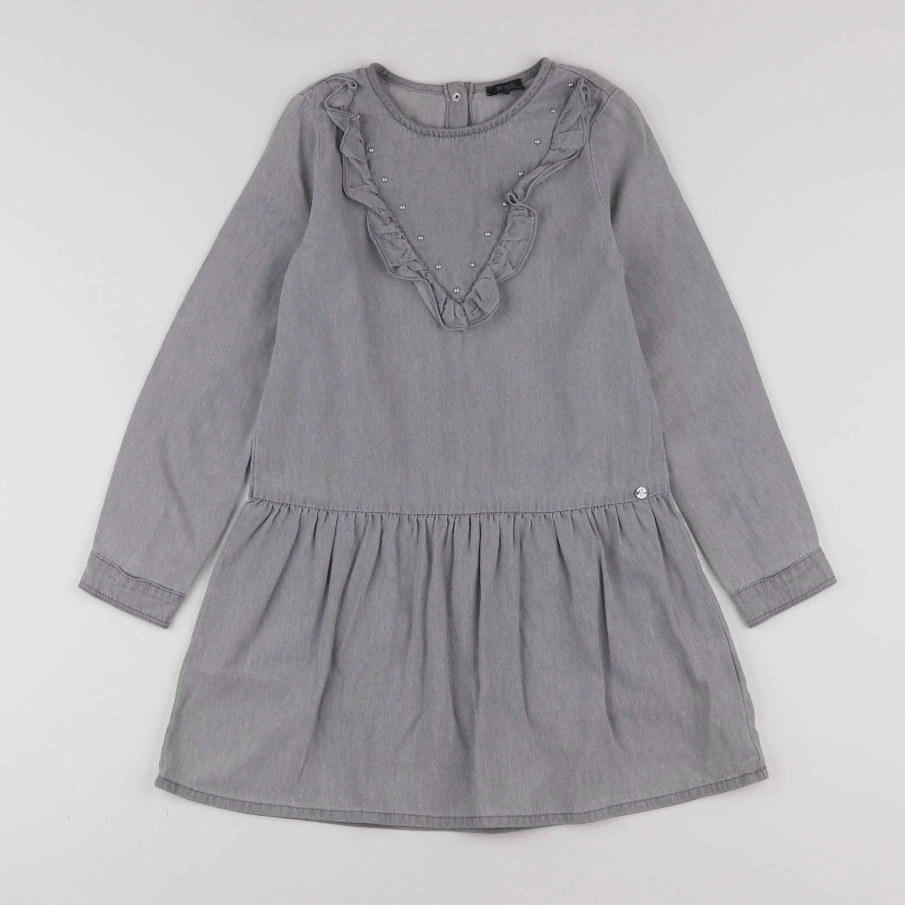 IKKS - robe gris - 8 ans