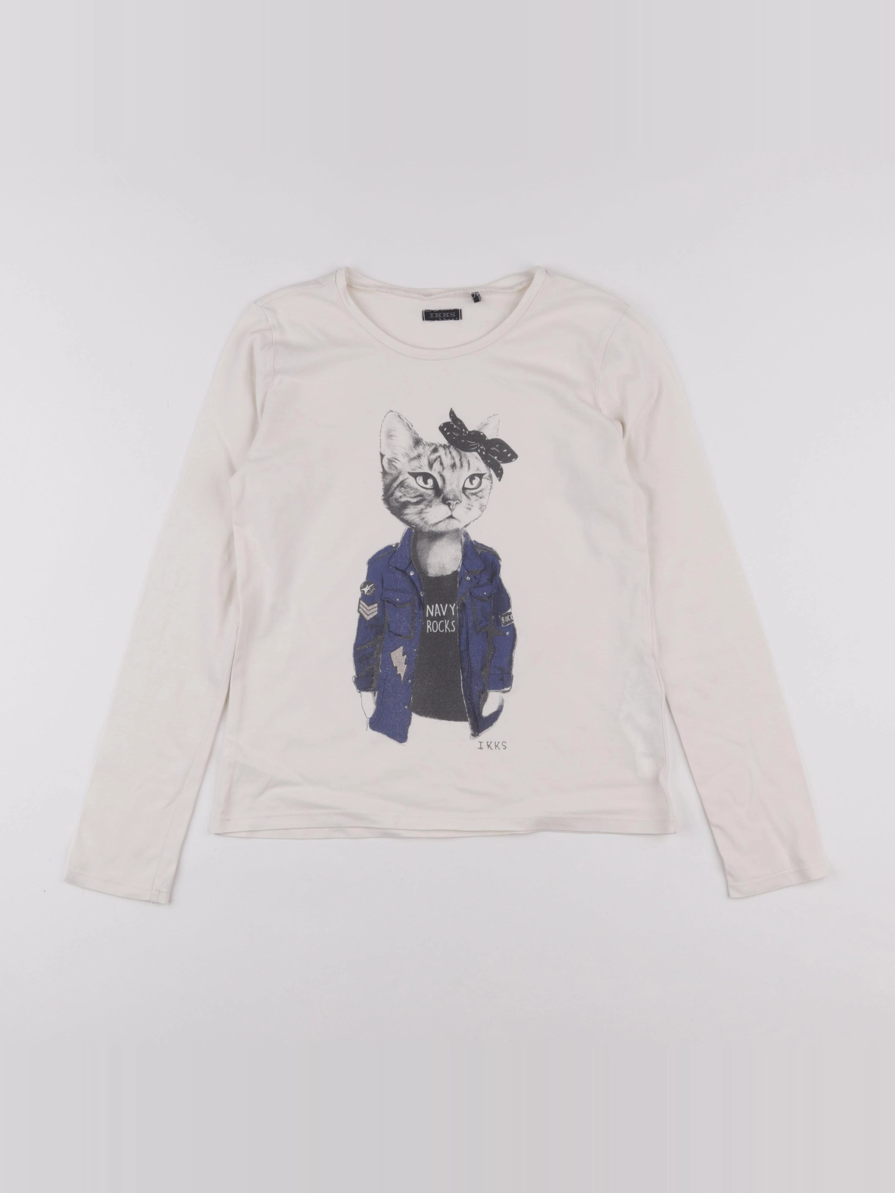 IKKS - tee-shirt multicolore - 10 ans