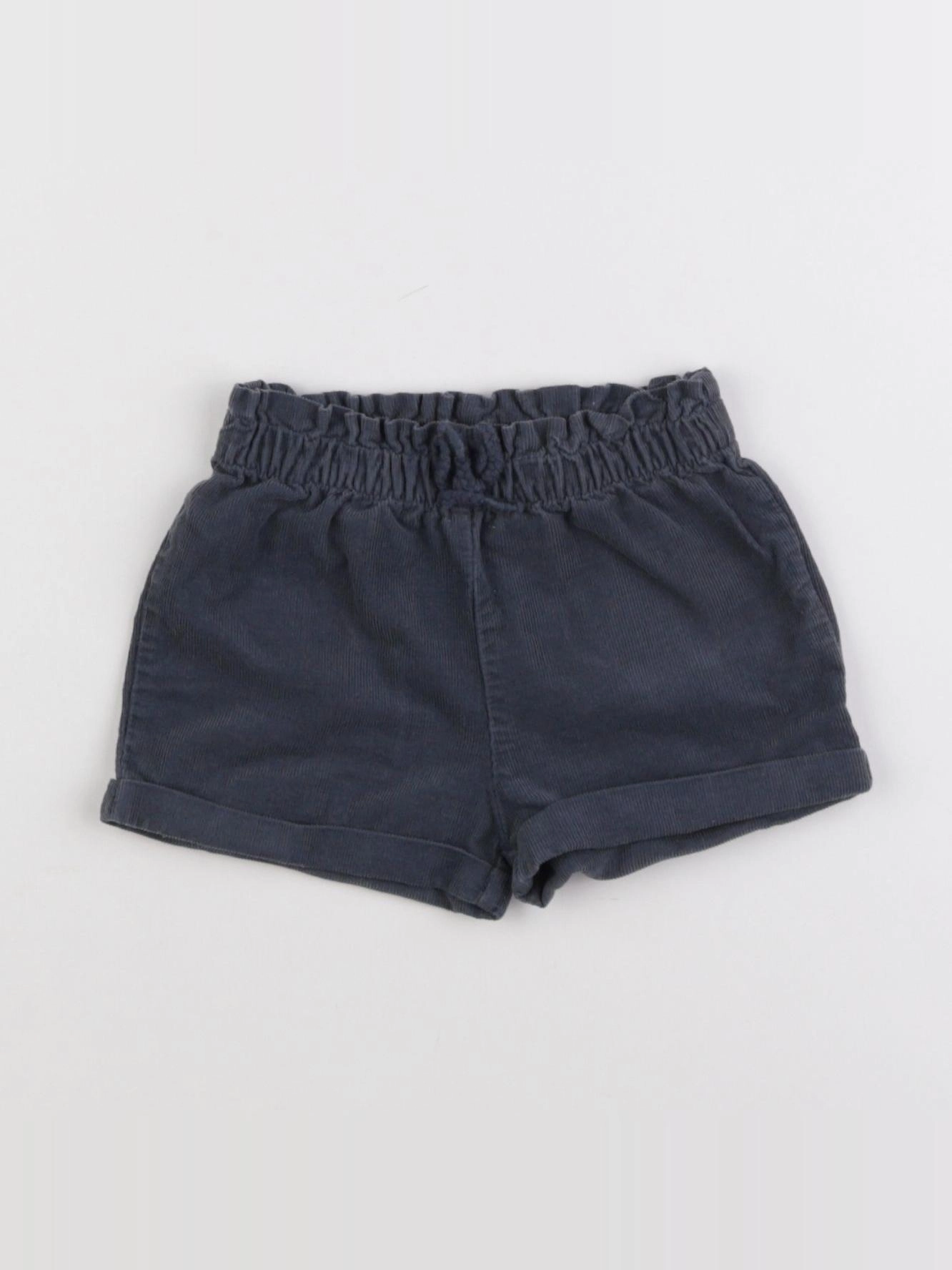 Vertbaudet - short bleu - 9 mois