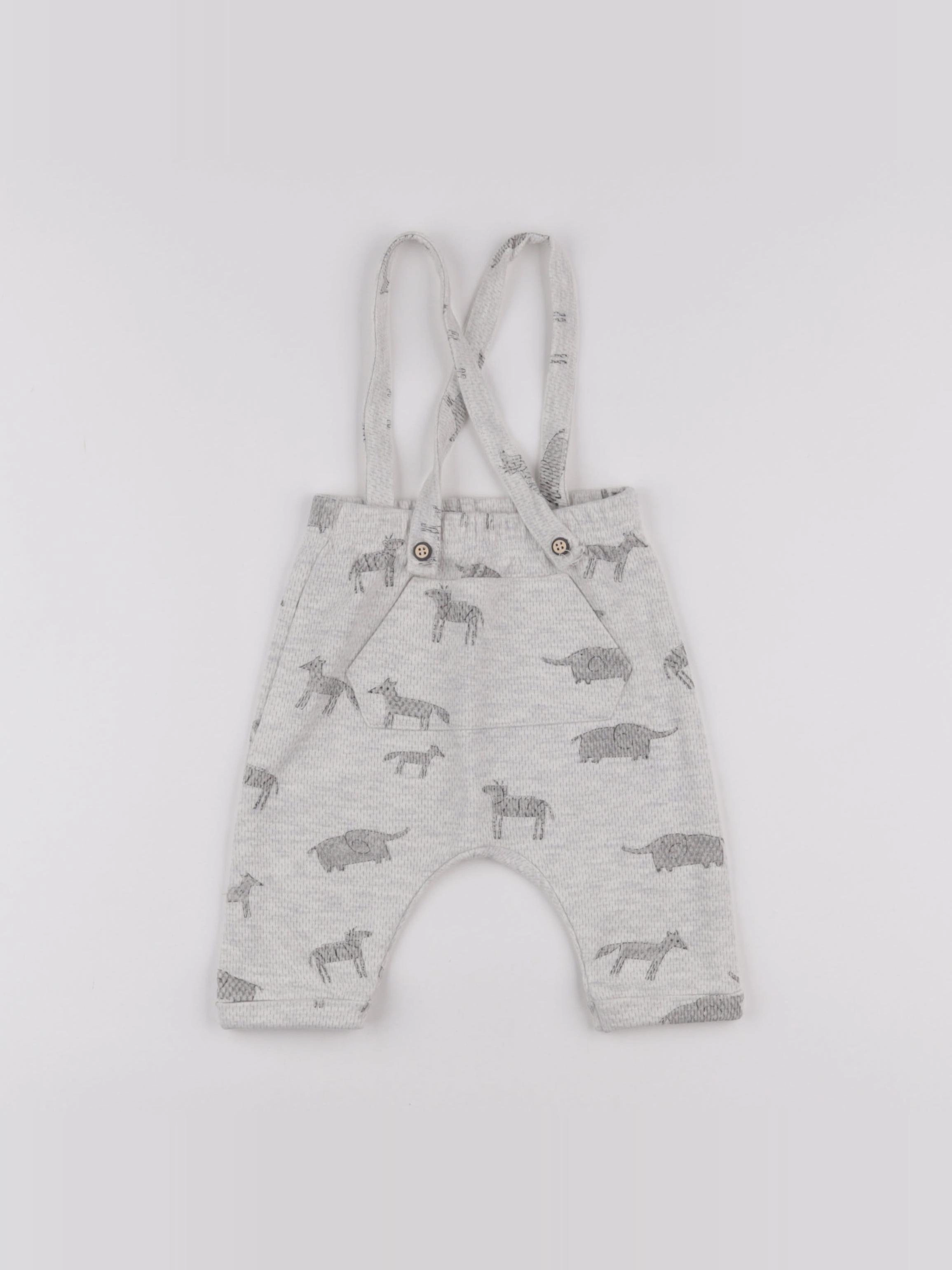 Mango - pantalon gris - 6 mois