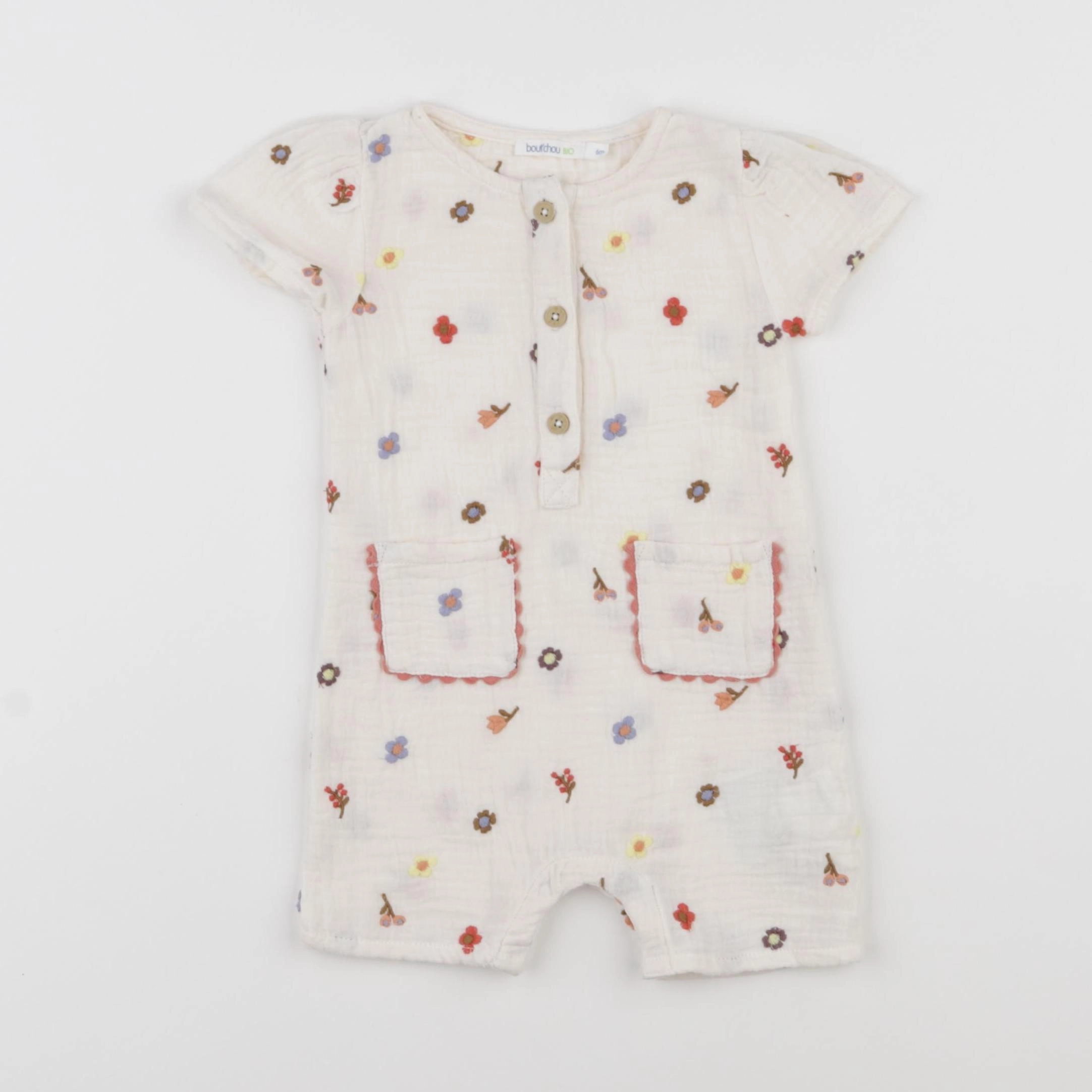 Boutchou - combinaison beige - 6 mois