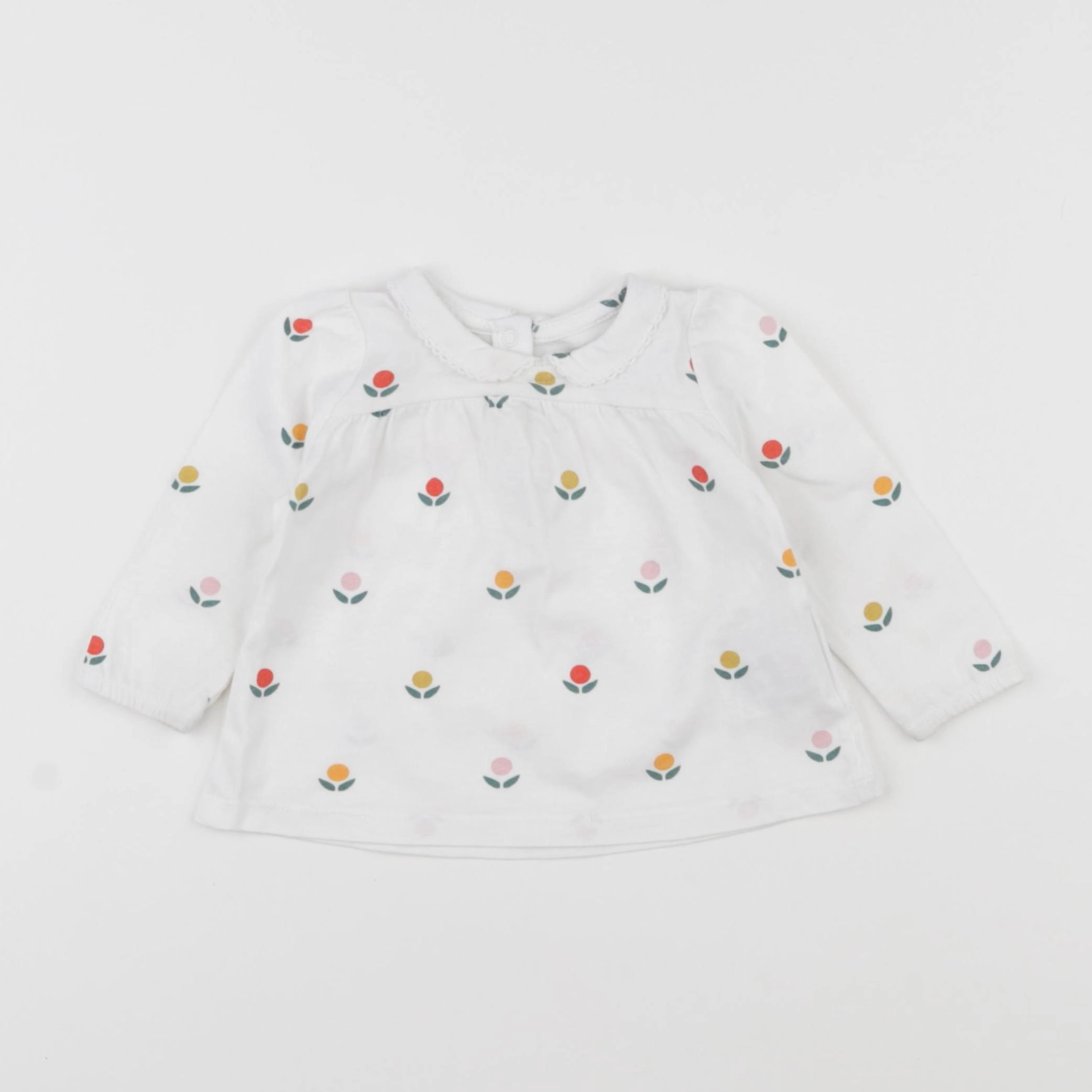 Boutchou - tee-shirt blanc - 6 mois