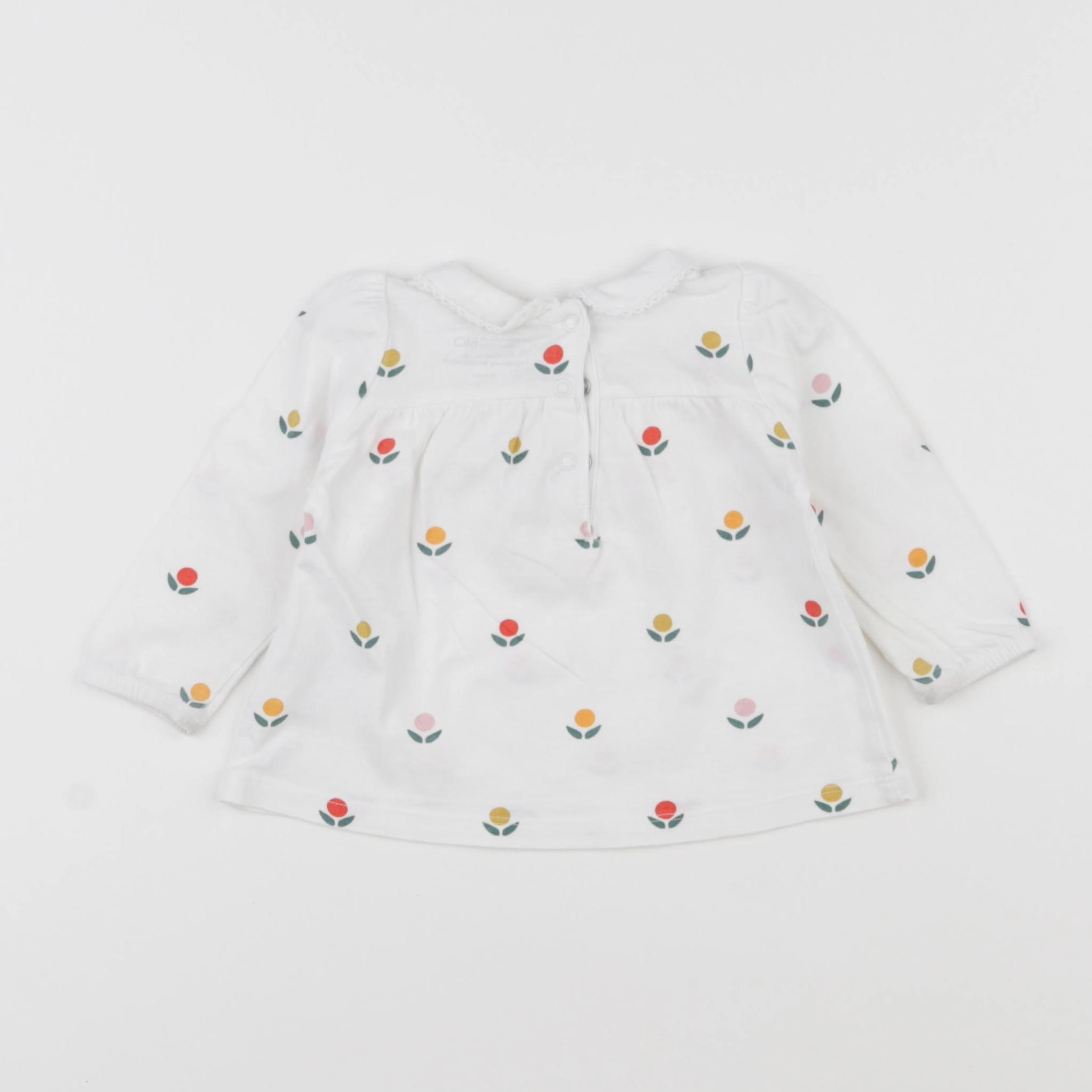 Boutchou - tee-shirt blanc - 6 mois