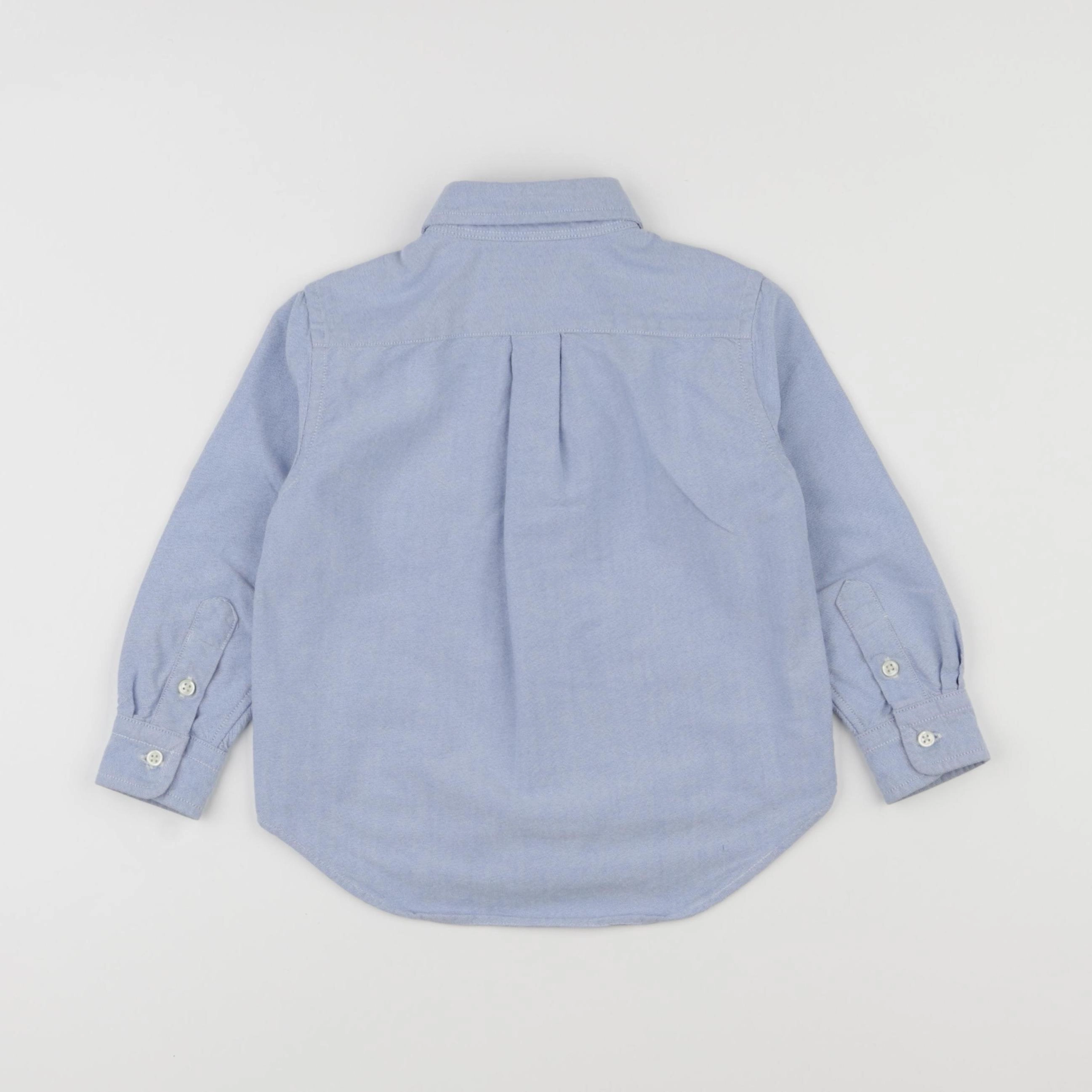 Ralph Lauren - chemise bleu - 2 ans