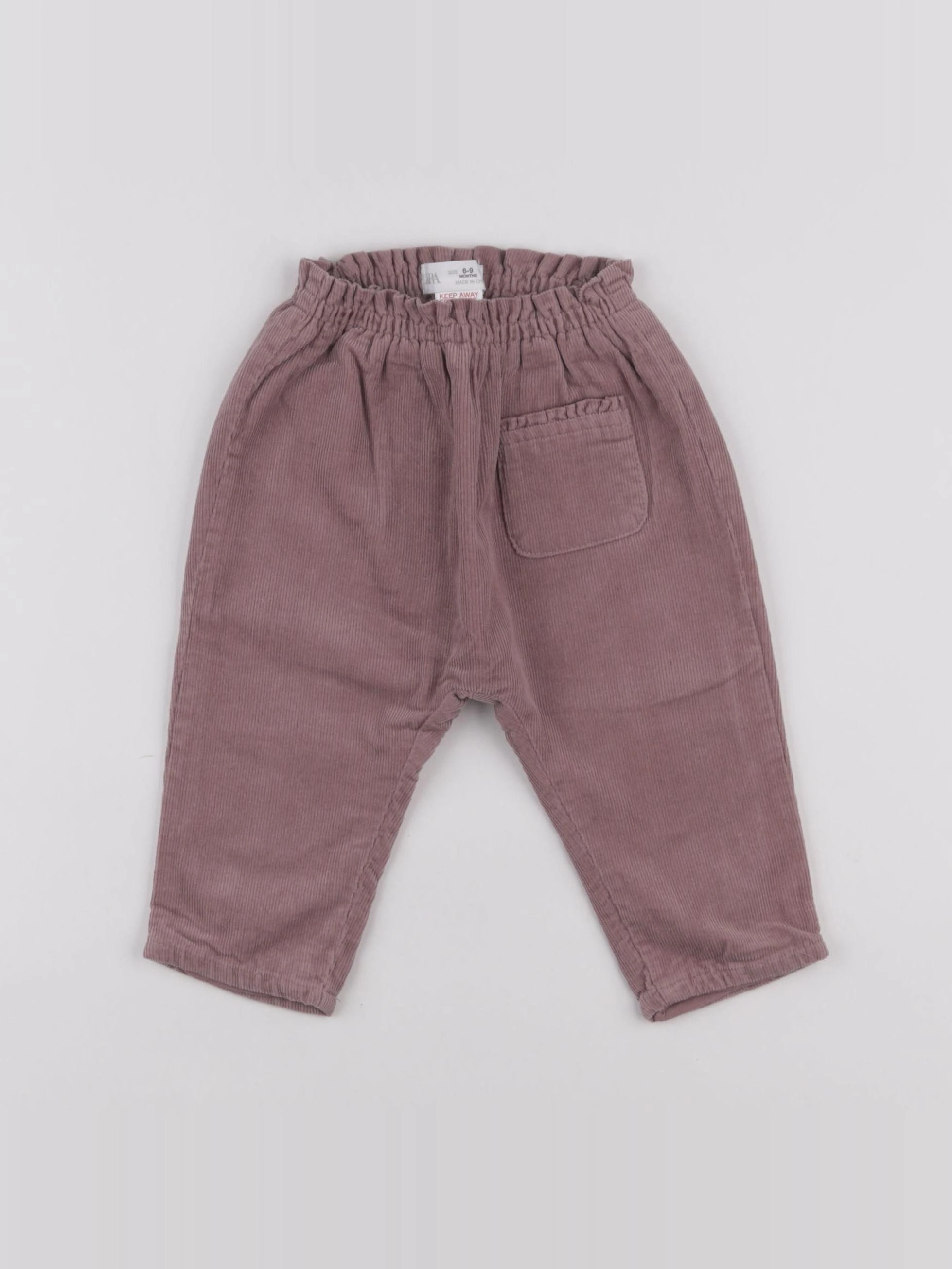 Zara - pantalon violet - 6/9 mois