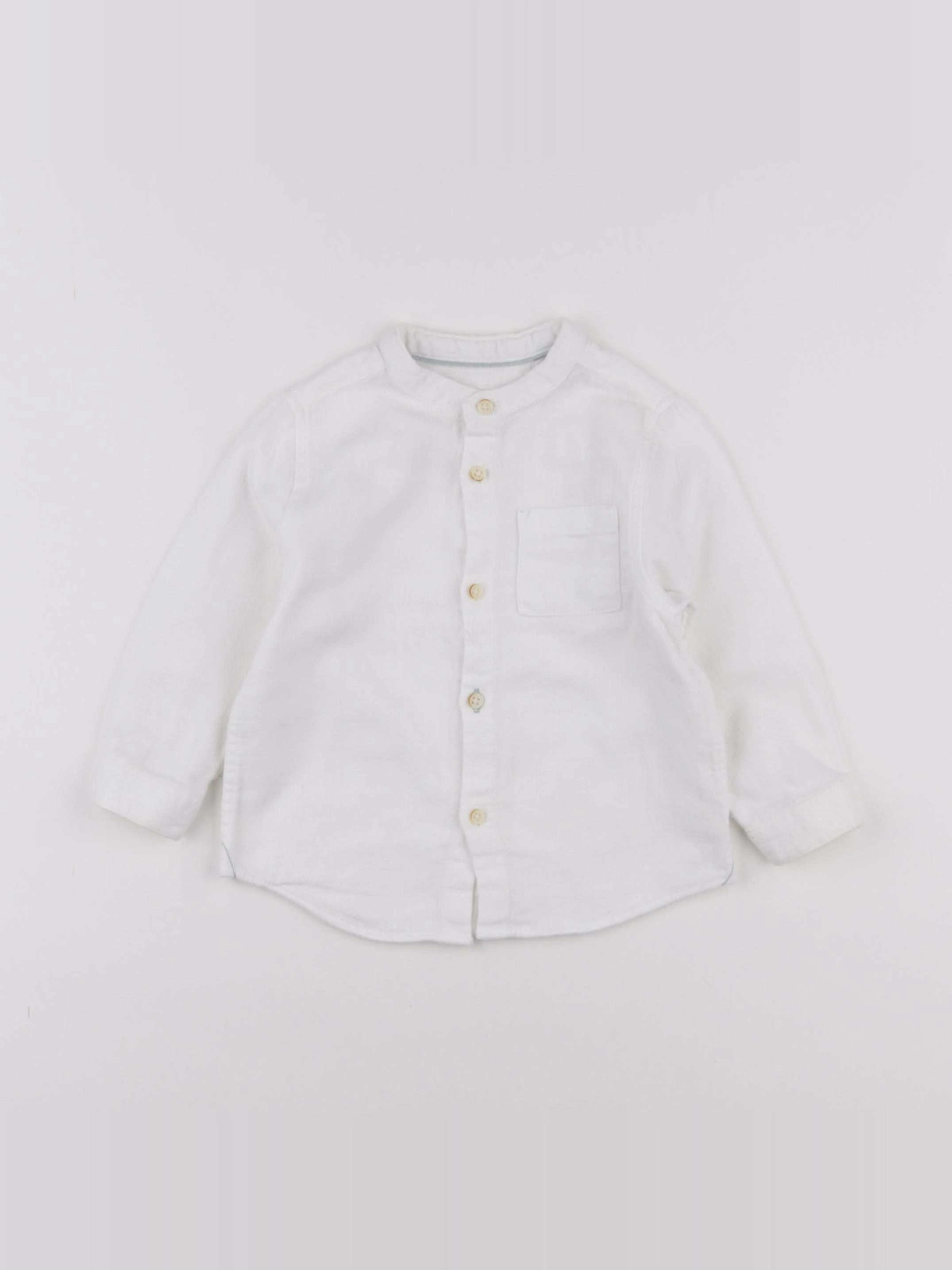 Zara - chemise blanc - 9/12 mois