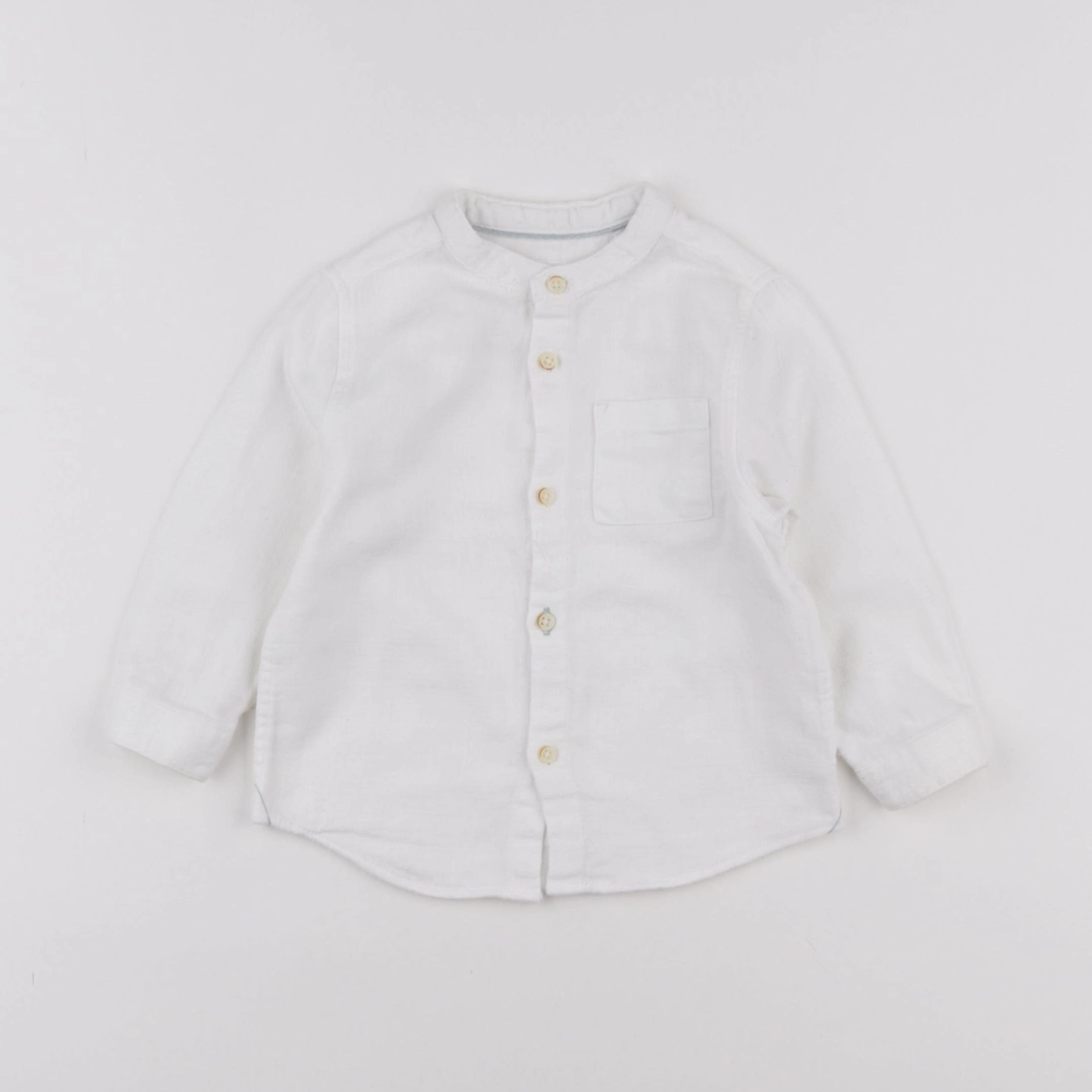 Zara - chemise blanc - 9/12 mois