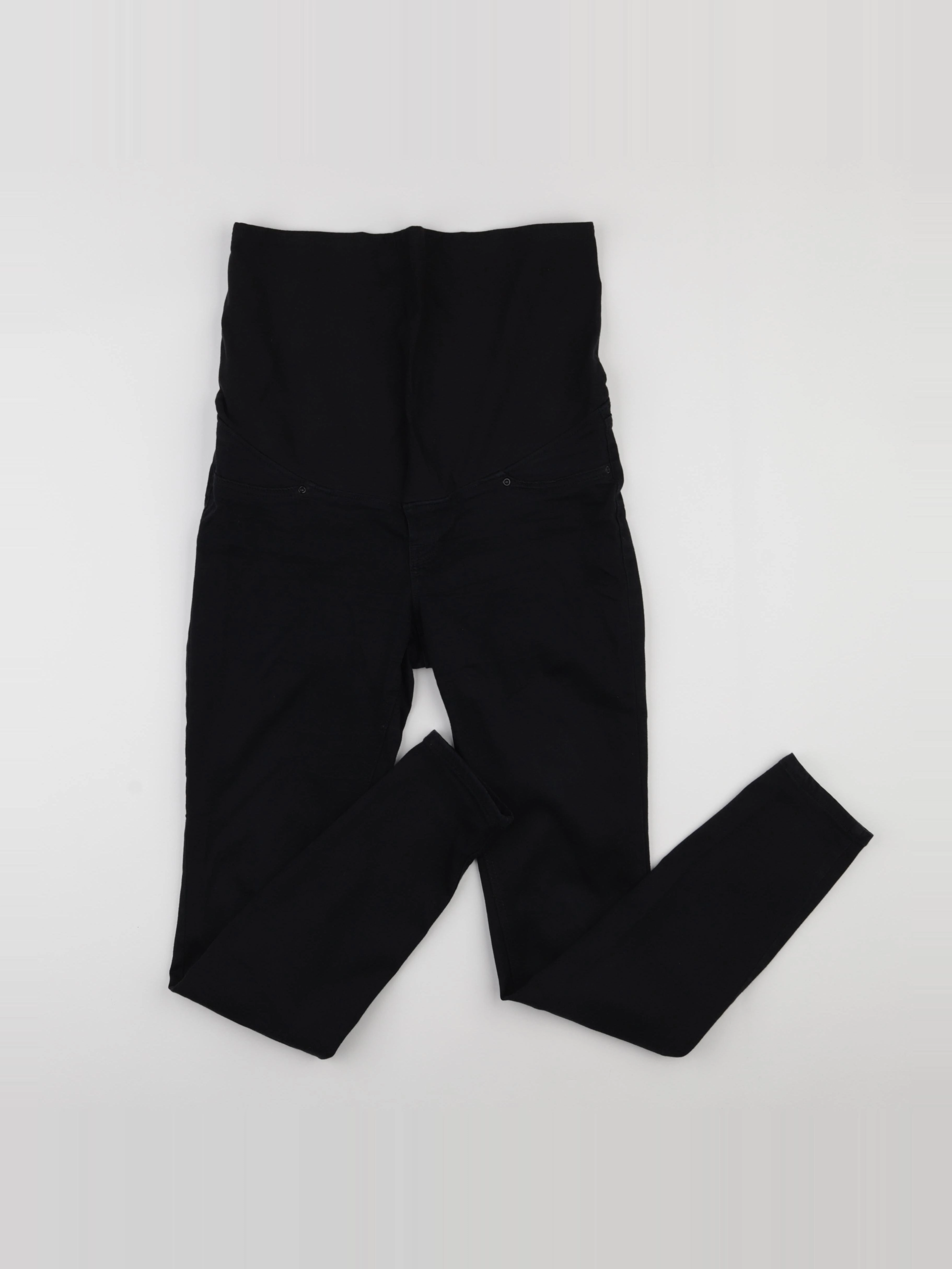 H&M - pantalon grossesse noir - s