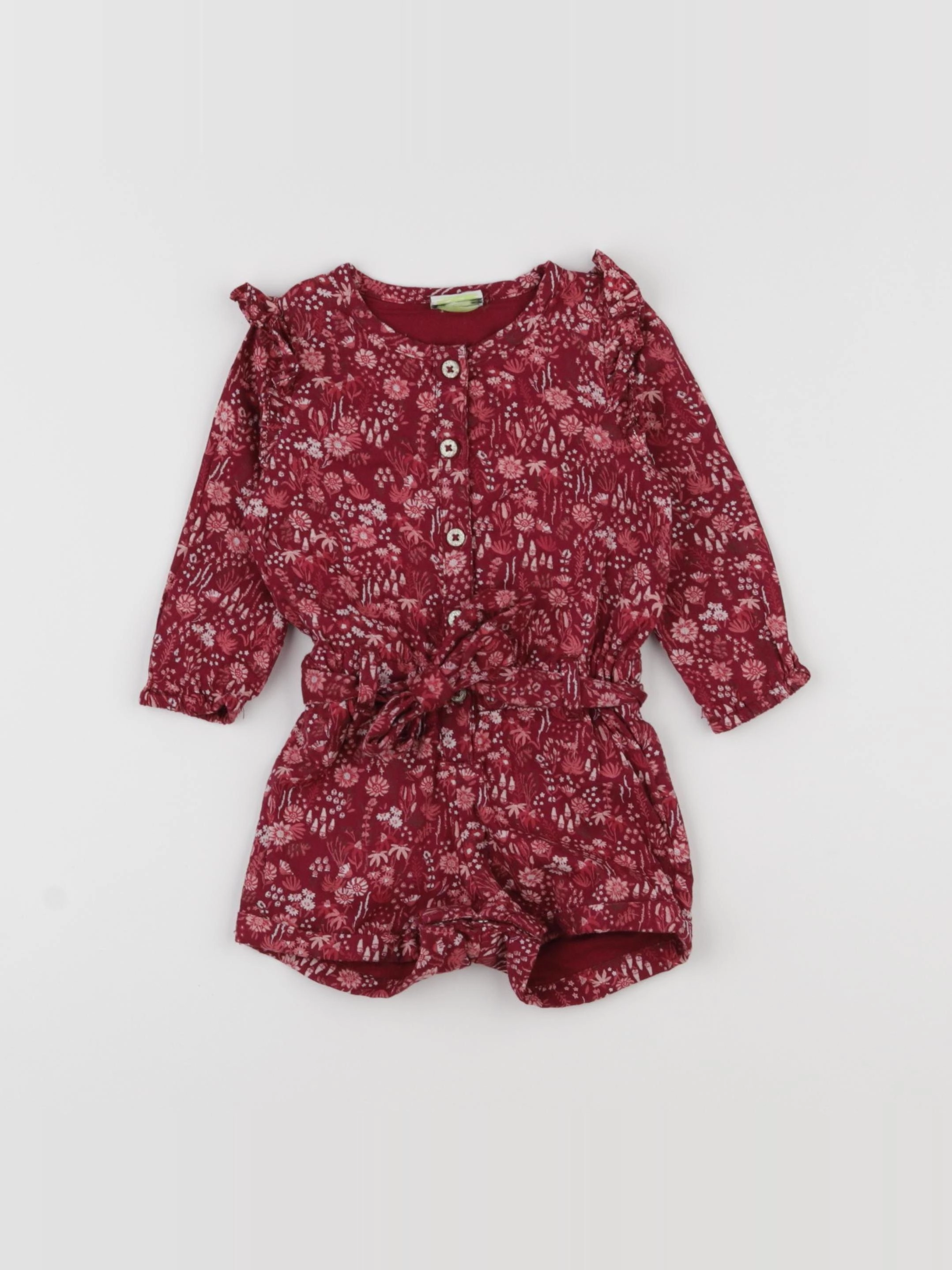 Tape à l'oeil - combinaison rose - 6 mois