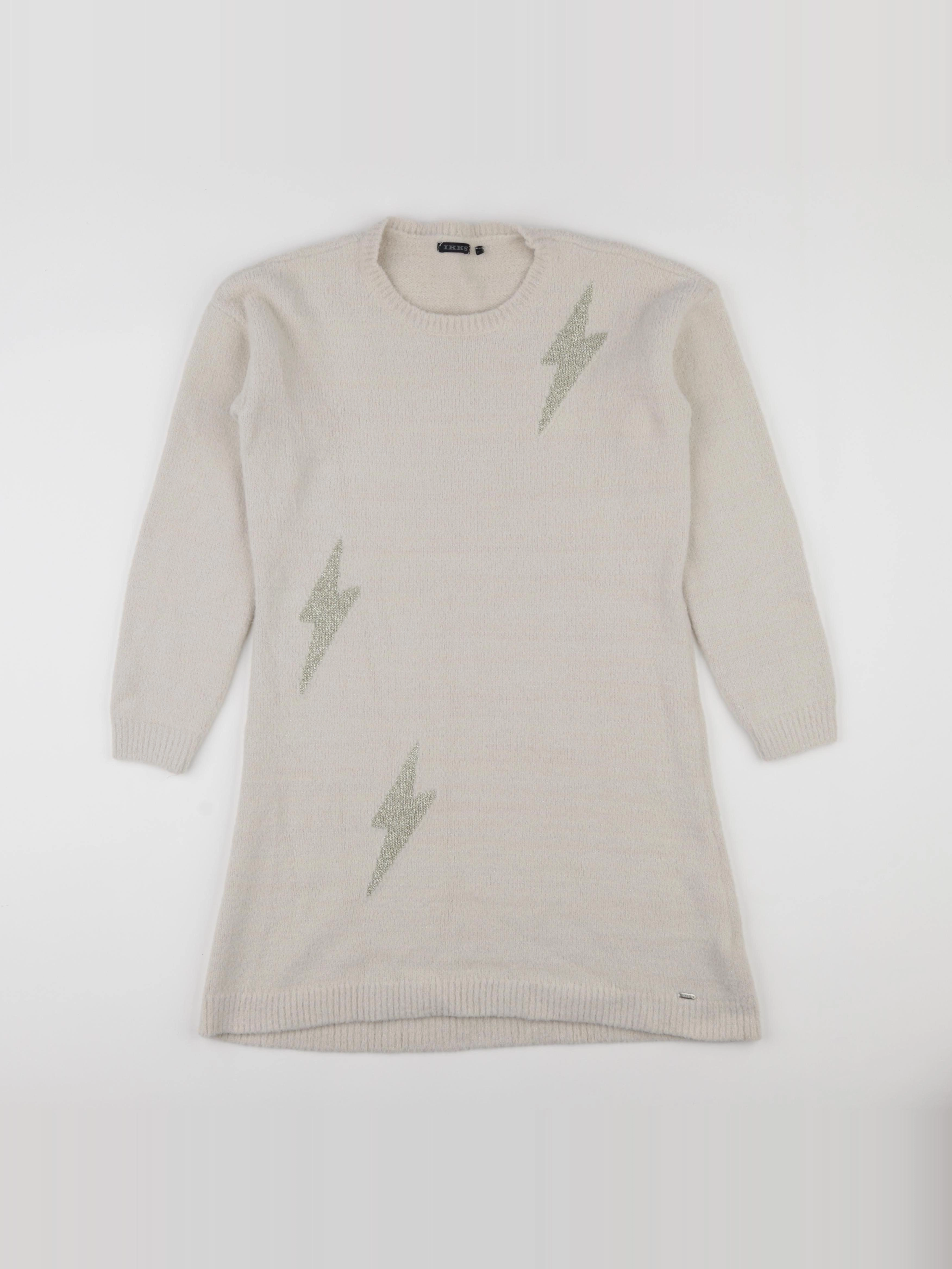 IKKS - robe imprimé au dos beige - 10 ans